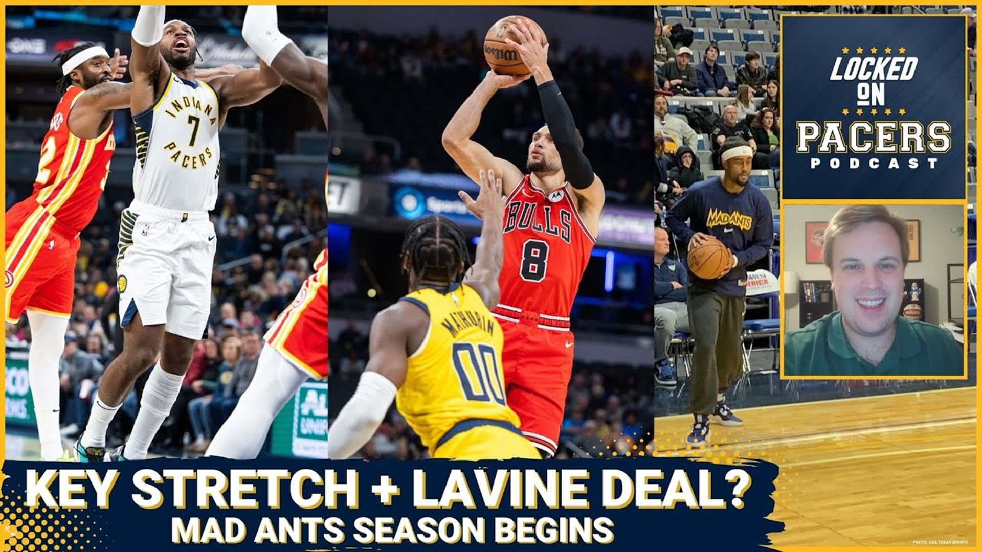 Does a Zach LaVine trade make sense for Indiana Pacers? Important schedule stretch, Mad Ants playing