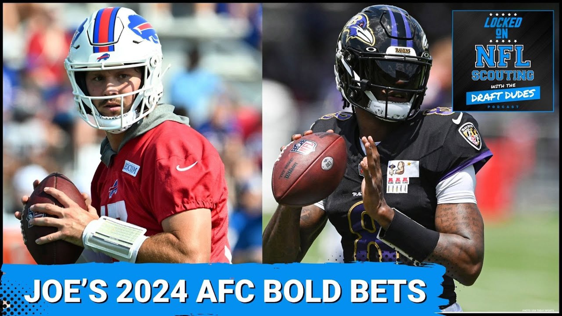 2024 AFC Bold Bets Josh Allen = MVP? Career year for Lamar Jackson? Turnovers for CJ Stroud