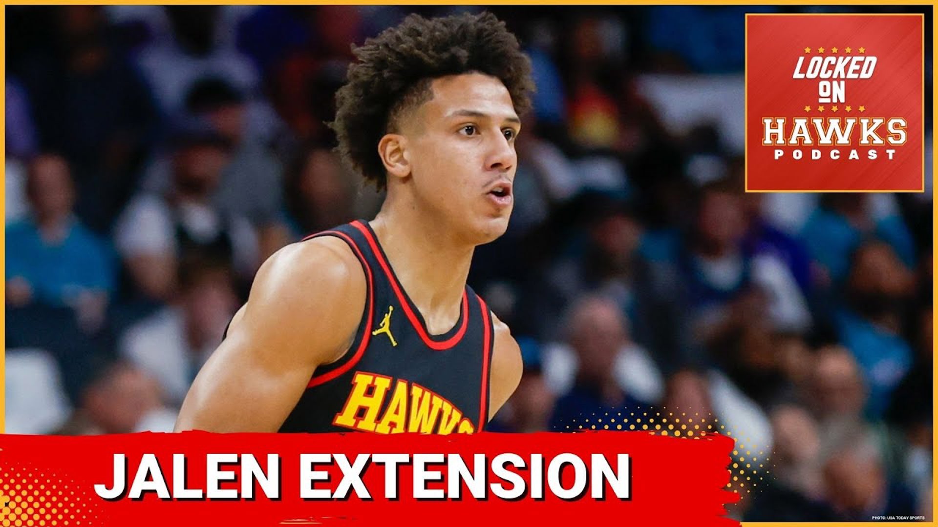 Brad Rowland (@BTRowland) hosts episode No. 1826 of the Locked on Hawks podcast. The show focuses on Jalen Johnson's $150 million contract extension