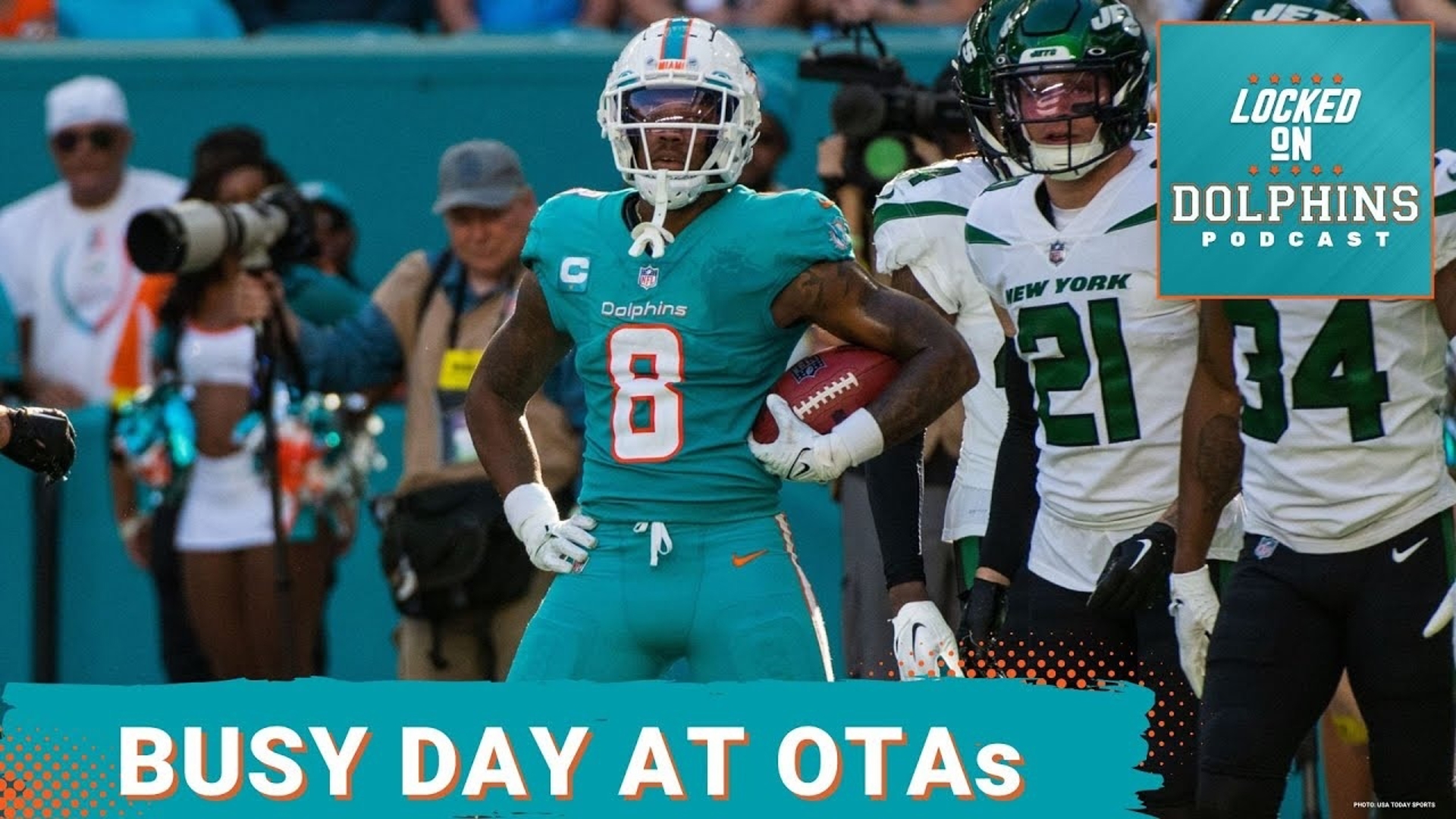 The Miami Dolphins are holding voluntary Organized Team Activities (OTAs) this week in Miami Gardens.