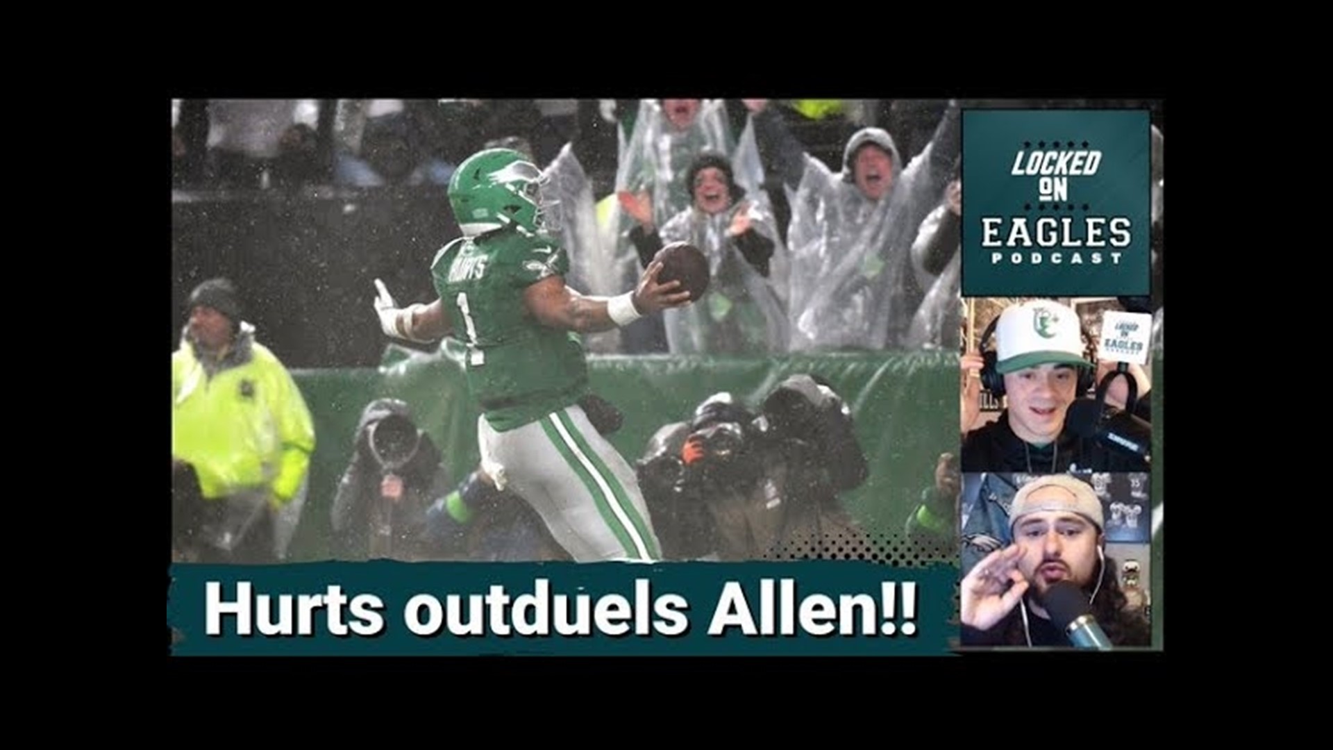 Jalen Hurts OUTSHINES Josh Allen in Philadelphia Eagles 37-34 win over Buffalo!