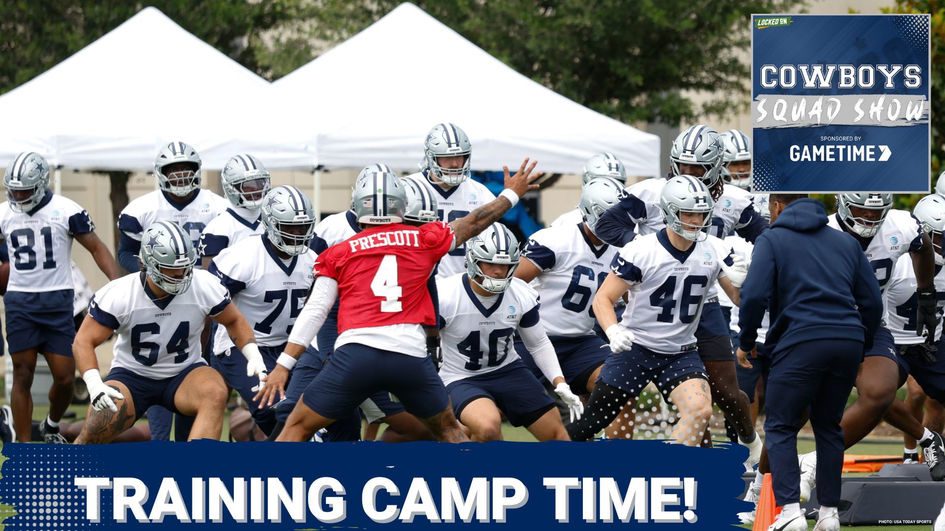 The wait is over, and Landon McCool, Coach Glenn 'Stretch' Smith, and Jeff Biggs bring you the very latest on the start of Cowboys Training Camp.