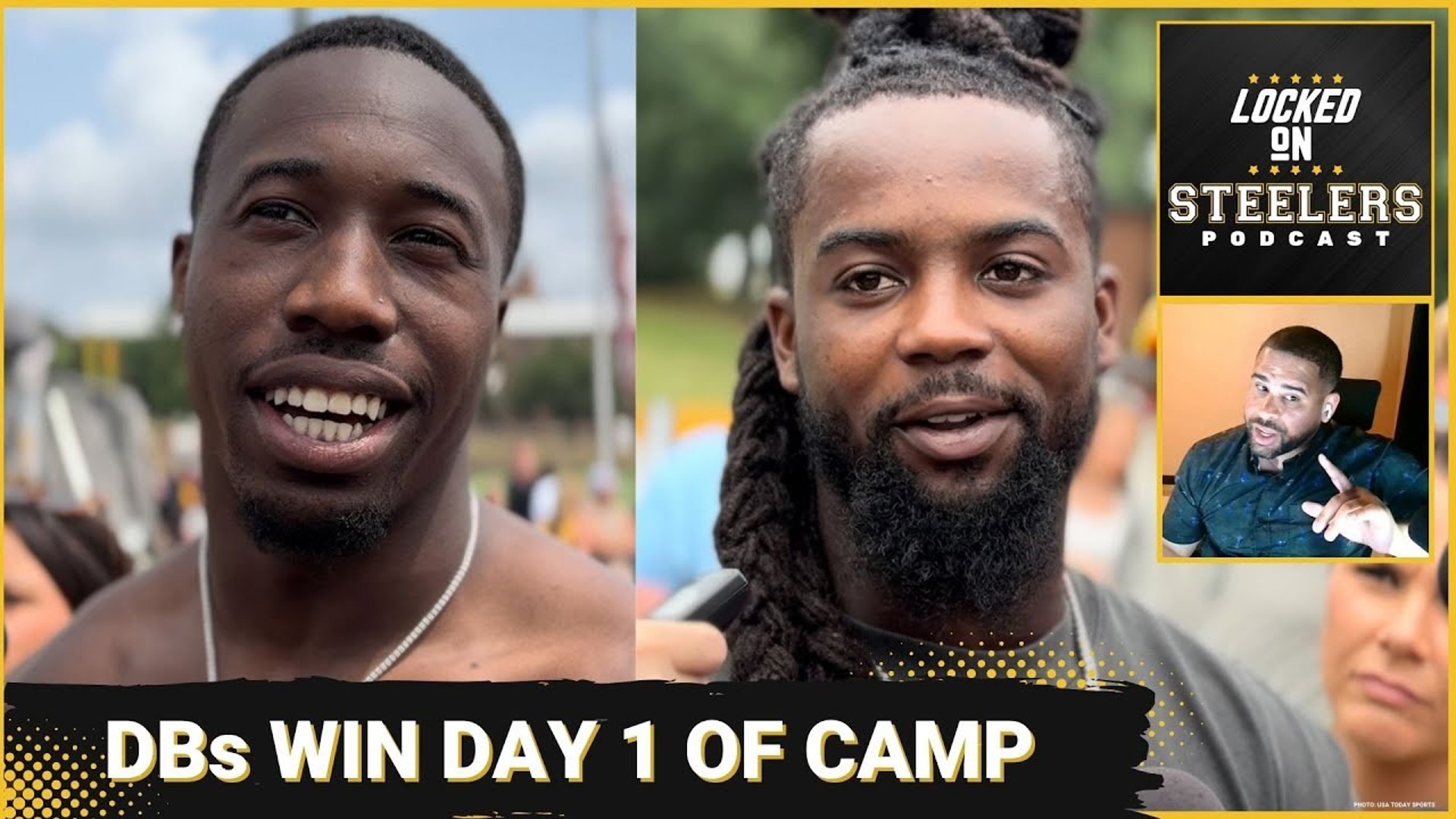 The Pittsburgh Steelers began training camp Thursday and the defensive backs looked sharp.