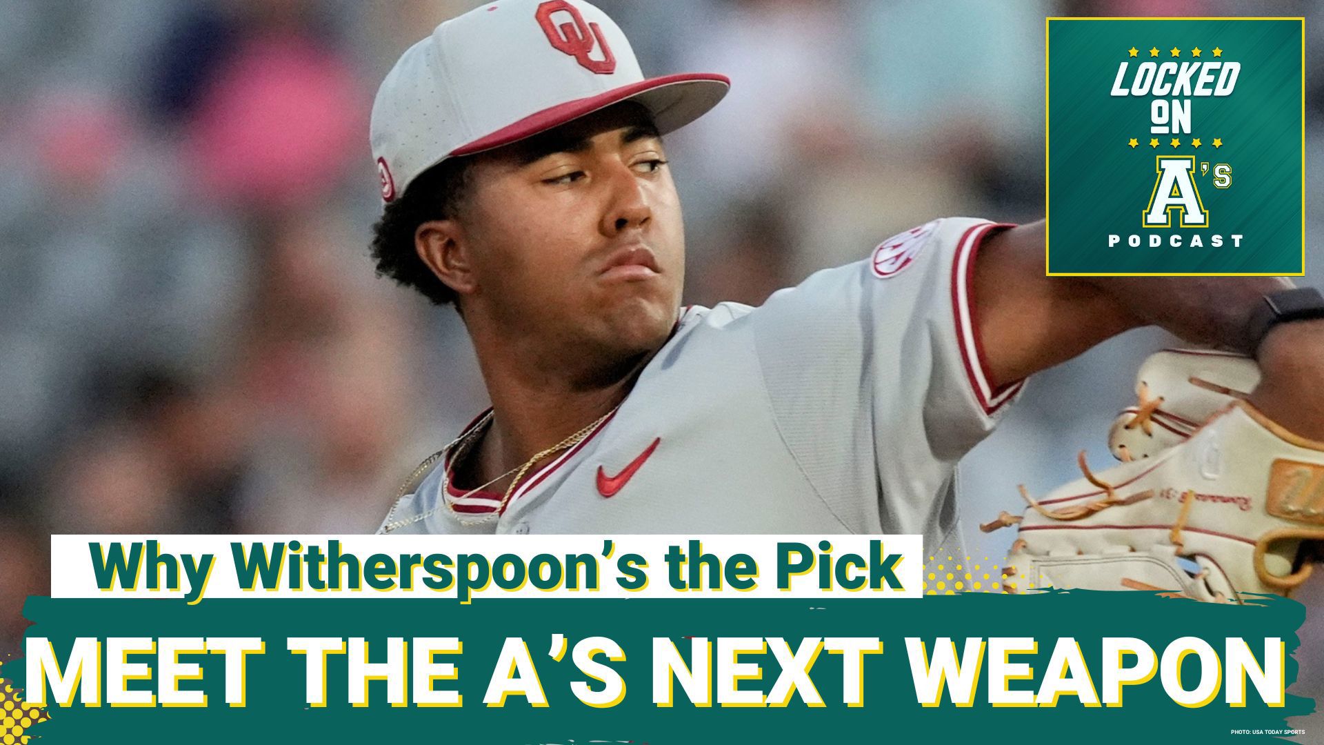 The 2025 MLB Draft is here, and on today’s show we’re all in on one name: Kyson Witherspoon. The right-hander from Oklahoma is exactly the kind of arm for the A’s.