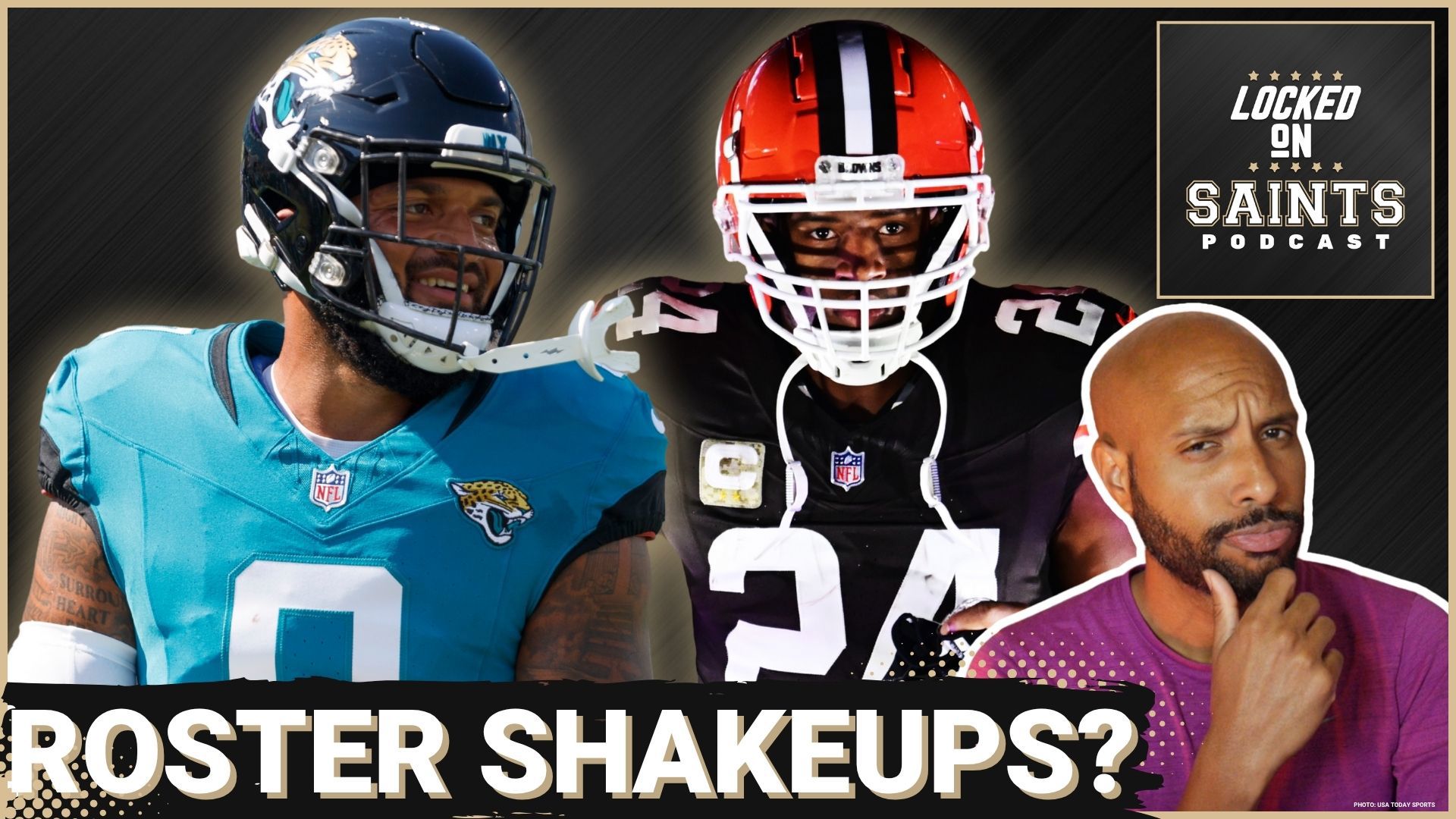 The New Orleans Saints are set to host free agent wide receiver Gabe Davis and showed interest in running back Nick Chubb.