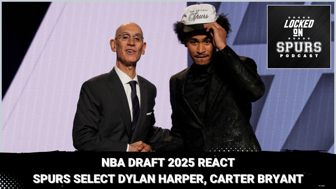 Reaction: San Antonio Spurs' slam dunk at the 2025 NBA Draft | Locked