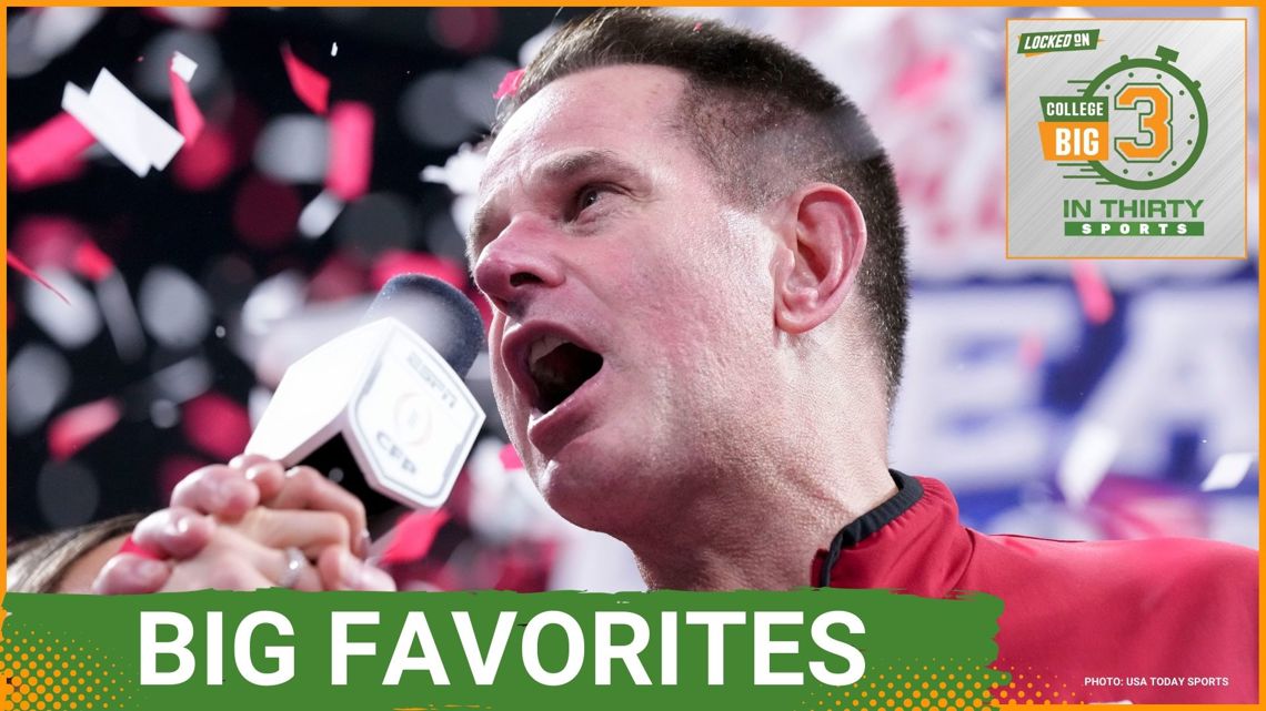 Indiana BIG FAVORITES Going Into National Championship Game vs. Miami | The Big 3 in 30 College