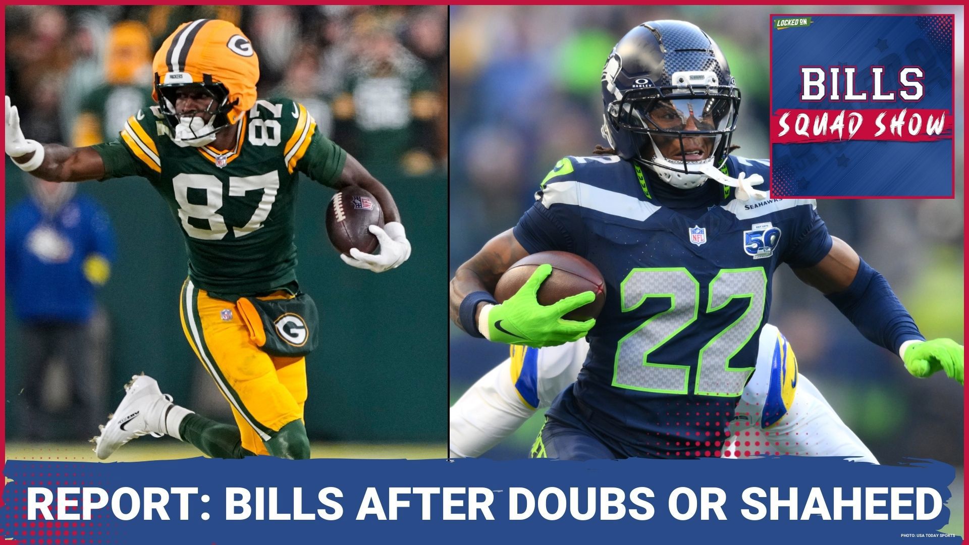 BILLS SQUAD SHOW: Bills TARGETING Doubs or Shaheed, per report; FA ...