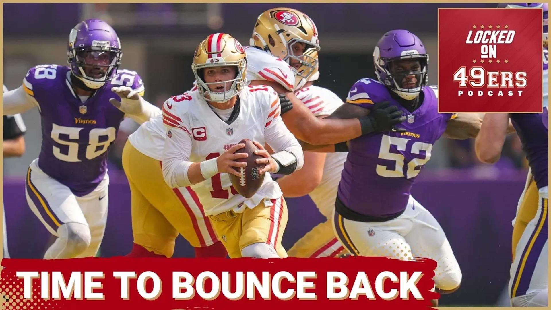 Can the San Francisco 49ers bounce back after their surprising Week 2 loss to the Minnesota Vikings?