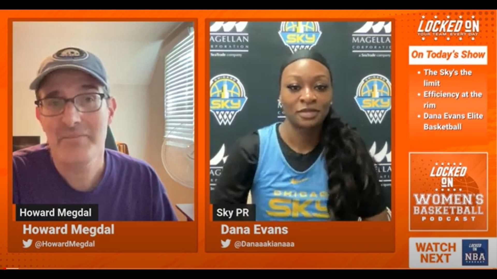 WNBA fan favorite Dana Evans on her on-court improvements and mindset change for the Chicago Sky.
