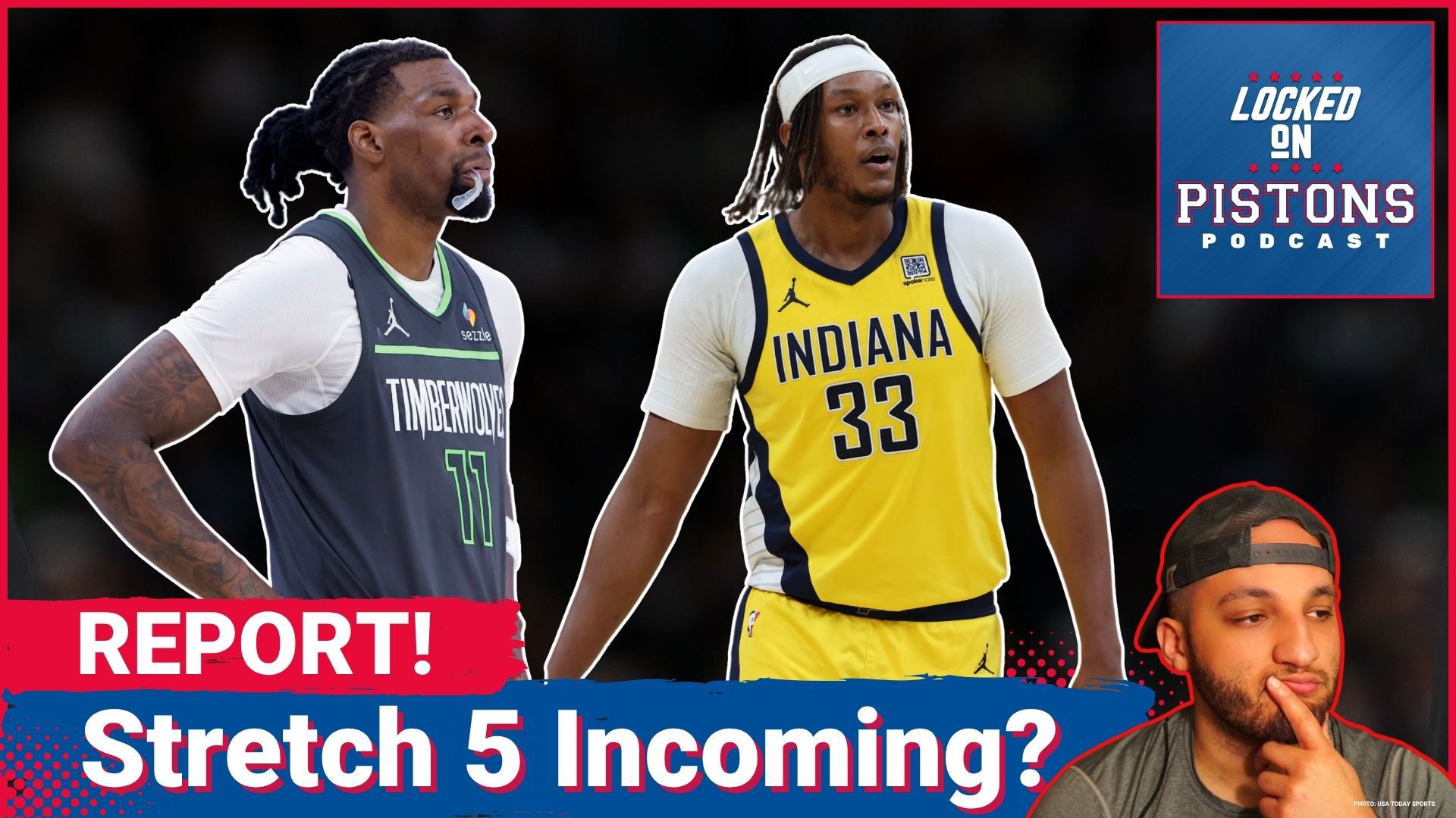 Detroit Pistons eyeing stretch big men? Host Ku Khahil breaks down Marc Stein's report on the Pistons' interest in Naz Reid and Myles Turner.