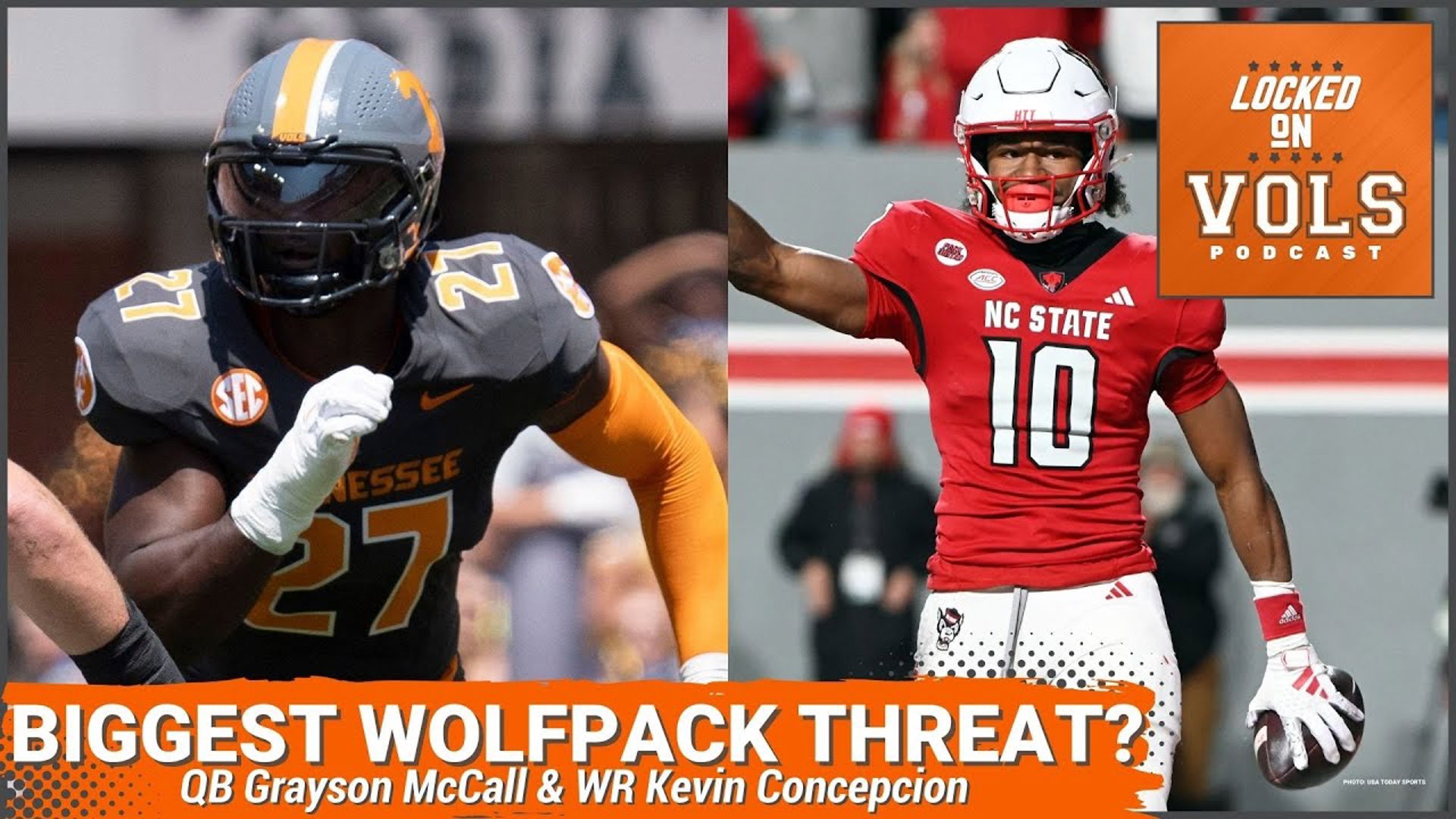 NC State's Grayson McCall, KC Concepcion Will Challenge Keenan Pili, Tennessee Football Defense