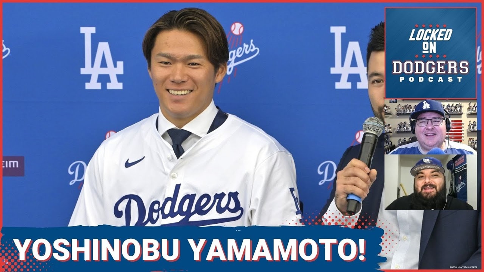 The Dodgers officially announced the signing of Yoshinobu Yamamoto and hosted his introductory press conference at Dodger Stadium.