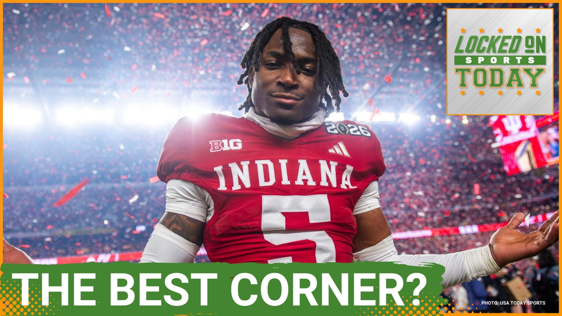 Indiana's D'Angelo Ponds is the BEST CORNERBACK in the 2026 NFL Draft? | Locked On Sports Today | Mar 2, 2026