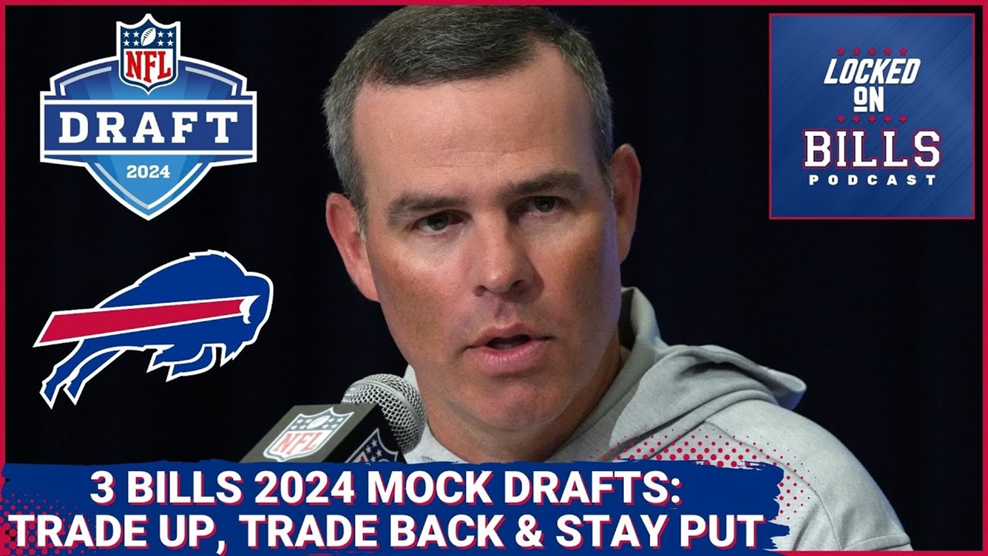 Buffalo Bills 2024 NFL Mock Draft Scenarios. Trading Up, Trading Back
