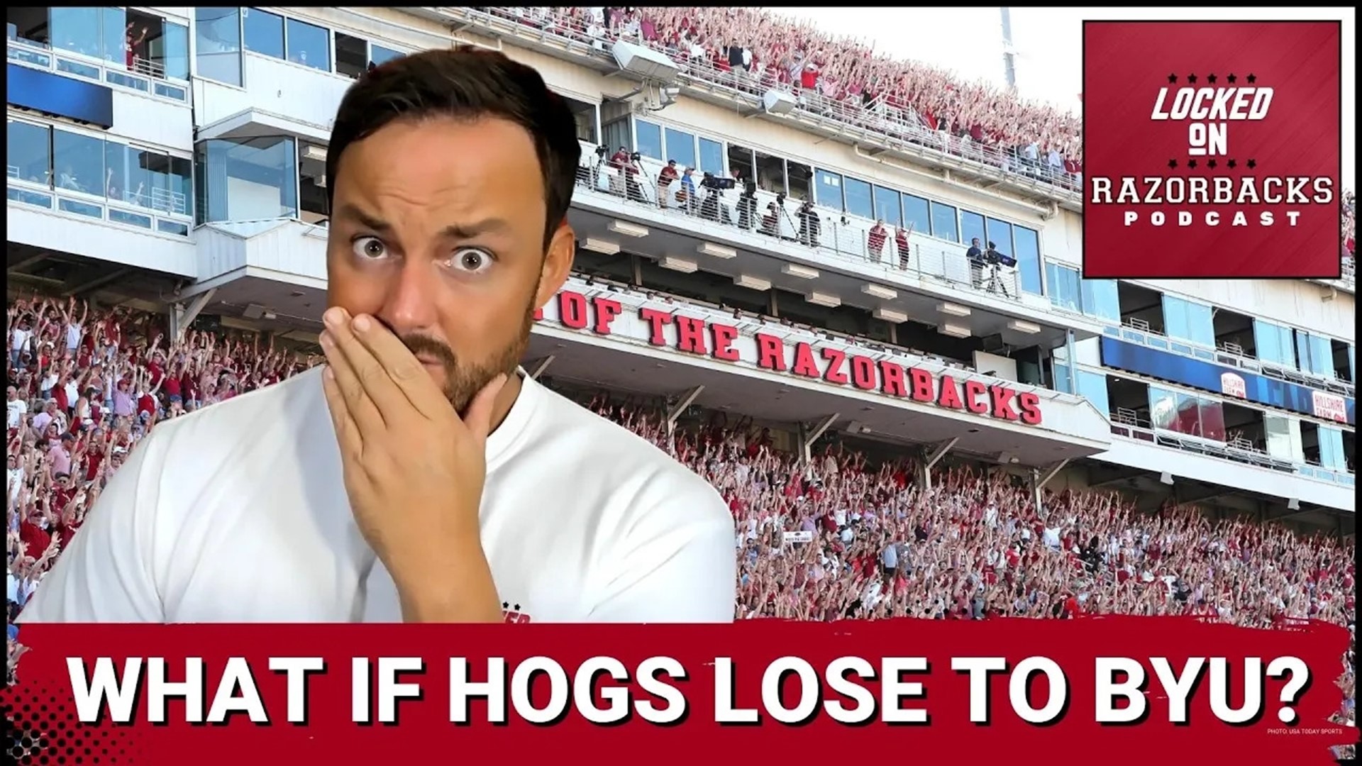 Arkansas is nearly a 10 point favorite over the BYU Cougars this Saturday in Fayetteville.