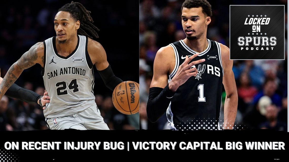 Medical expert on recent Spurs injuries. Victory Capital Hometown Hero game winner discusses big moment | Locked On Spurs