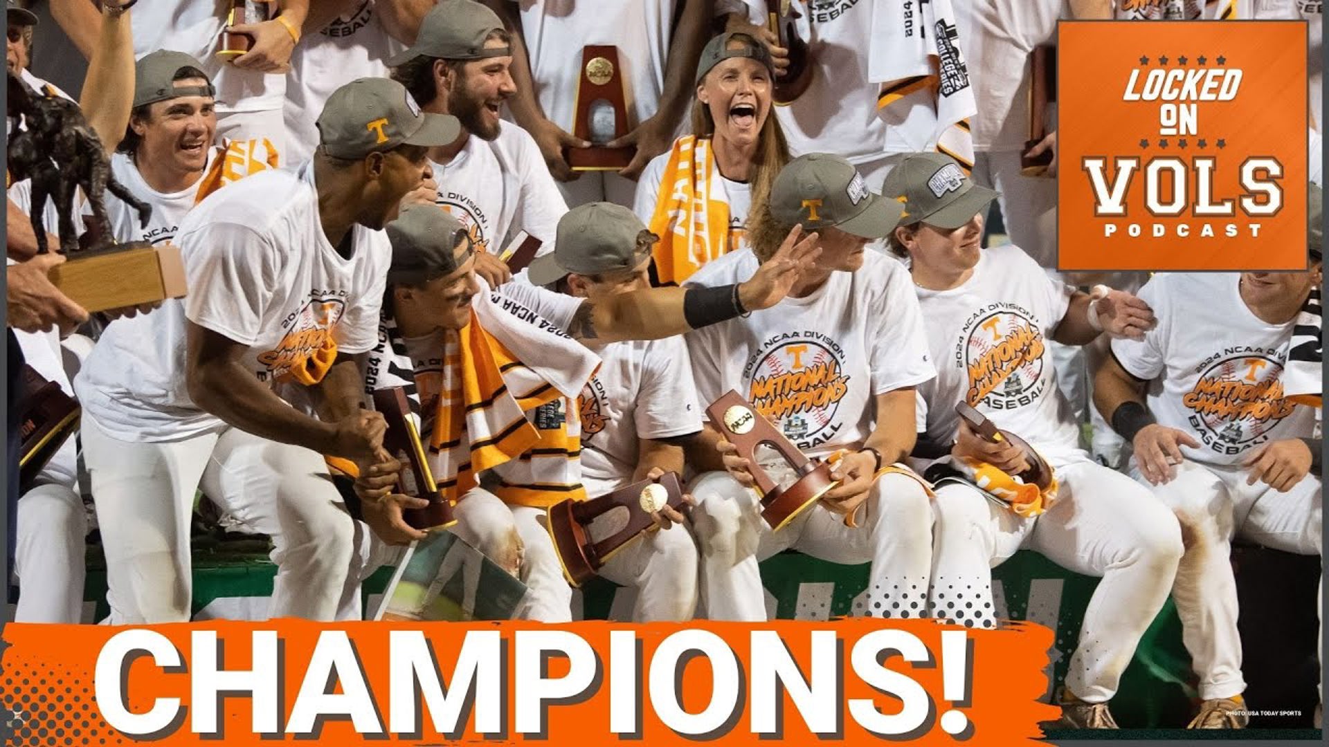 The Tennessee Vols are NATIONAL CHAMPIONS! Tony Vitello wins the College World Series!