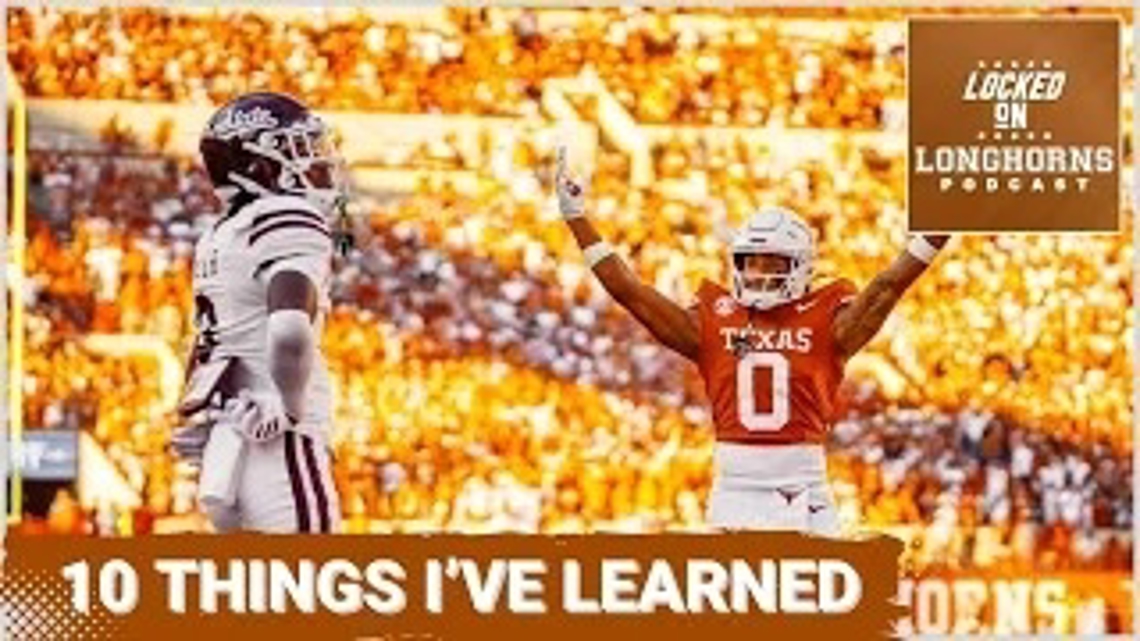 Ten Things We've Learned about the Texas Longhorns Through the First ...