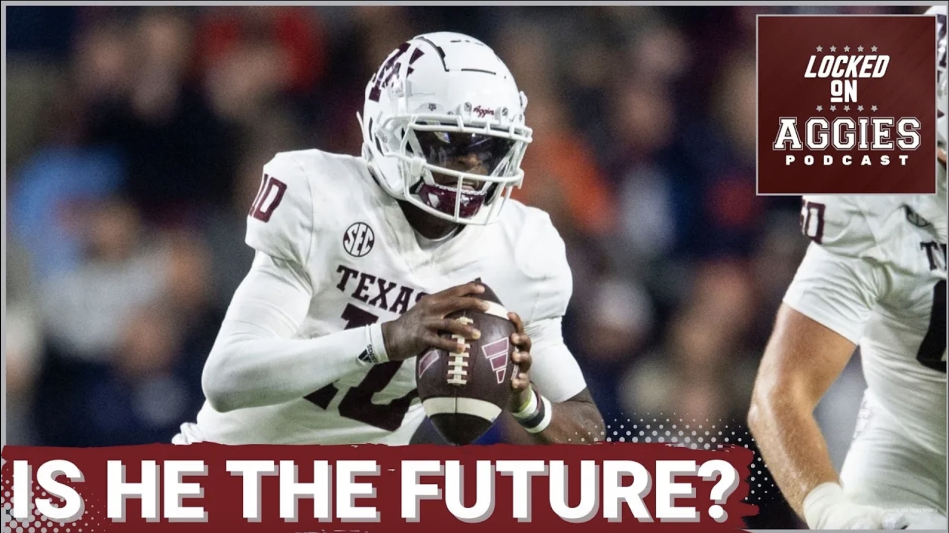 On today's episode of the Locked On Aggies Podcast, host Andrew Stefaniak talks about quarterback Marcel Reed and discusses whether he is the future
