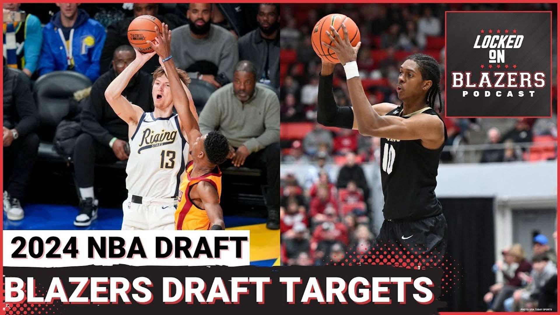 Mock Draft Trail Blazers Targets at All 4 Picks in 2024 NBA Draft with
