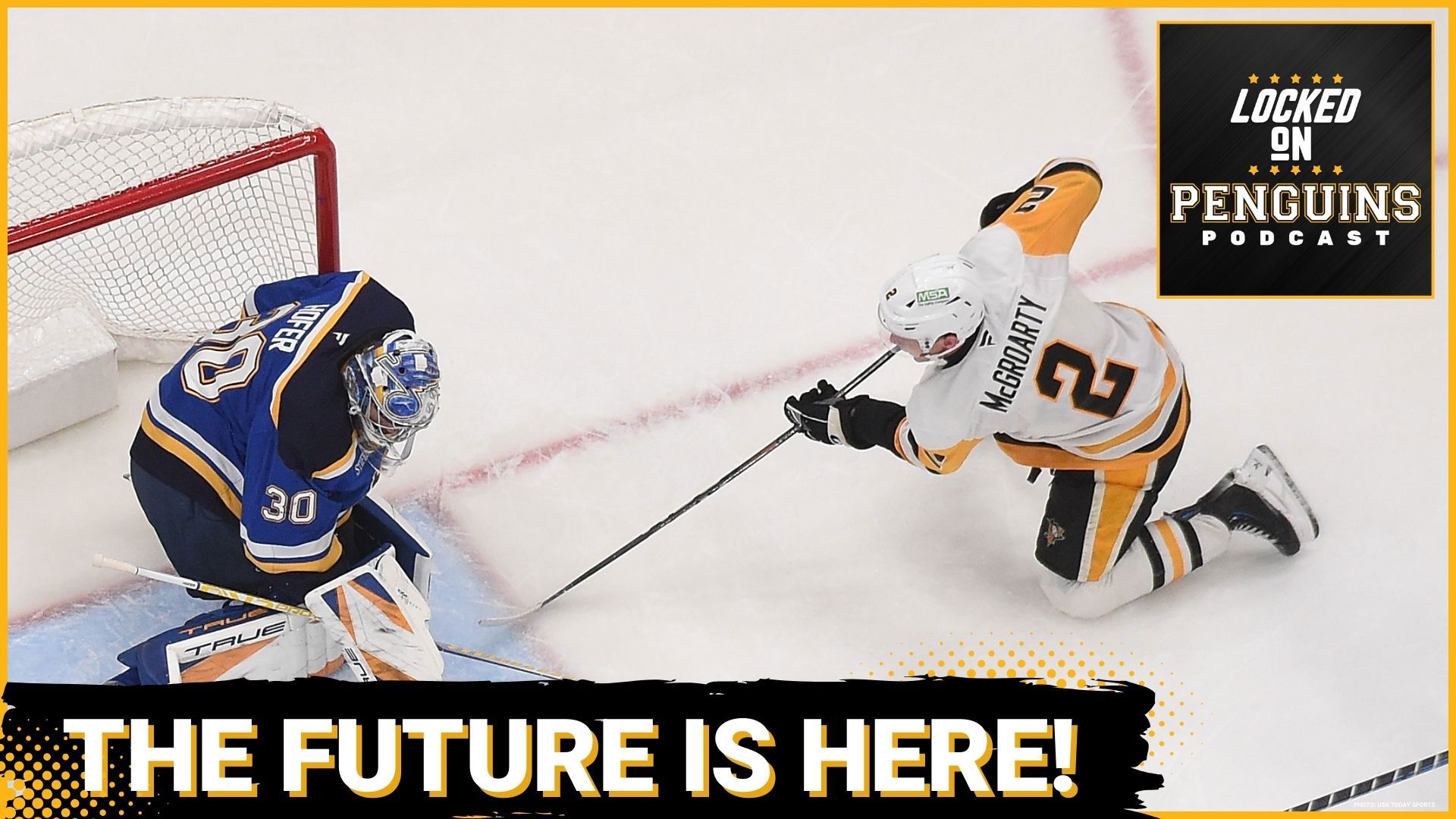 The Penguins may have lost to the Blues on Thursday night, but Rutger McGroarty got his first NHL goal assisted by Villie Koivunen!