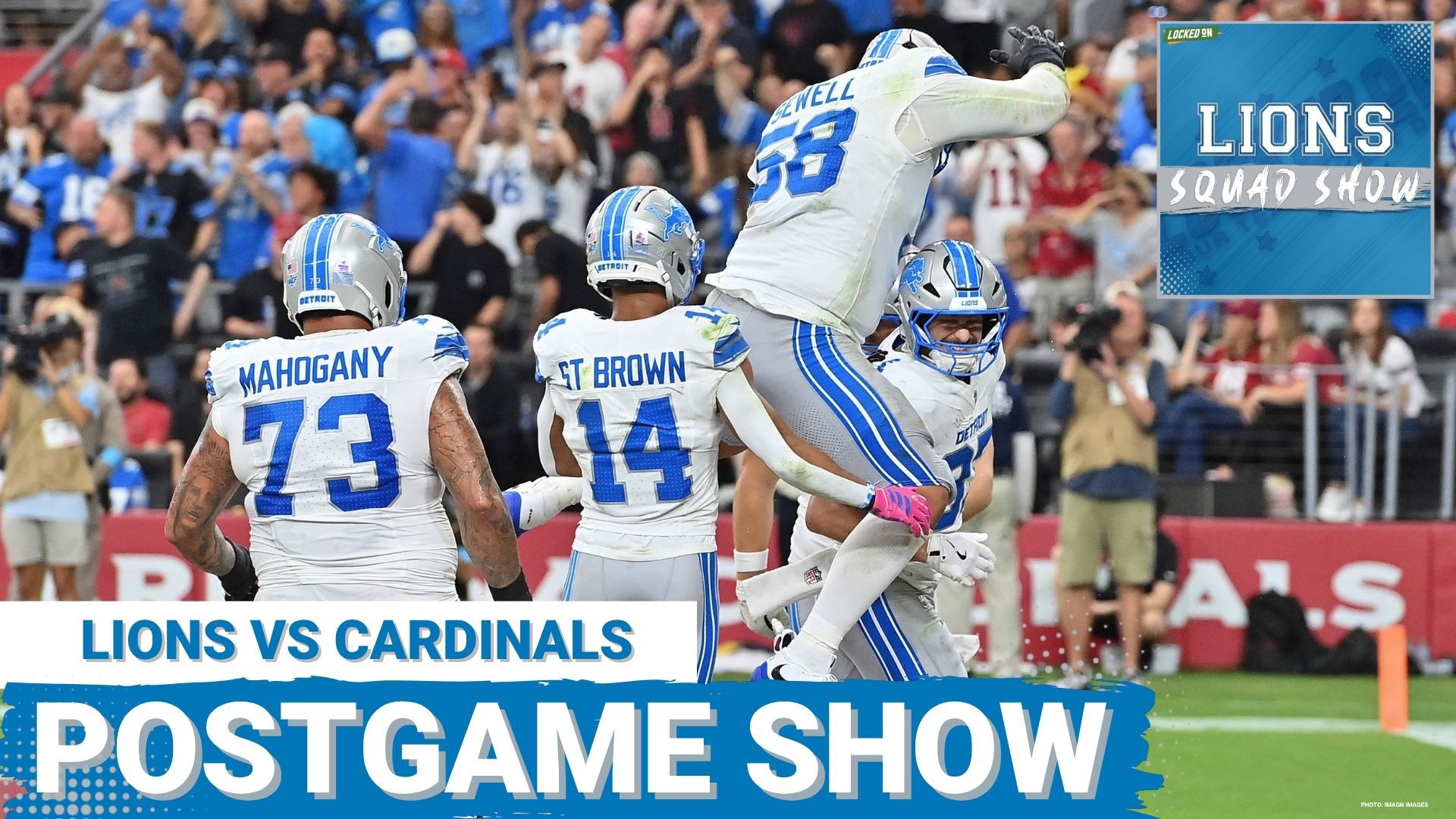 Cd Temperature Check LIONS SQUAD SHOW: Detroit Lions CRUSH Arizona Cardinals, 3-2 Heading To ...