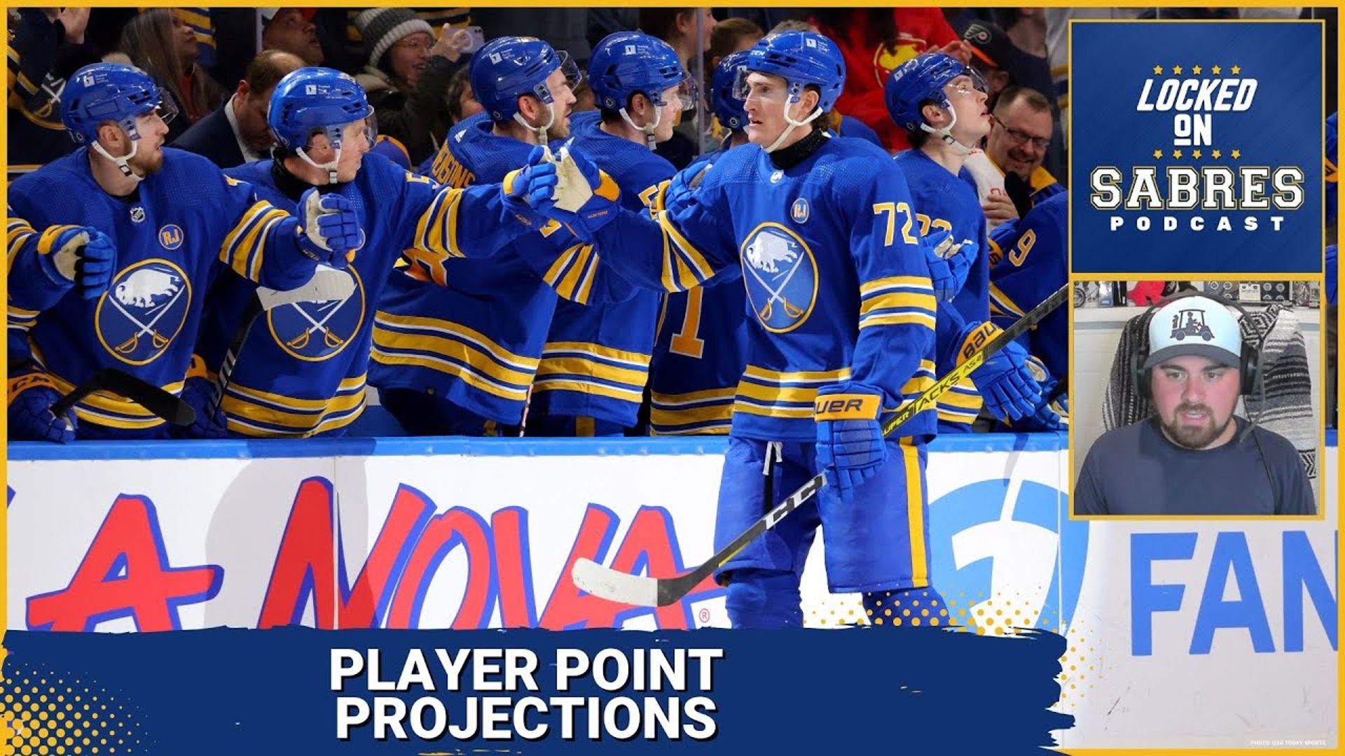 Sabres 2024-25 player stat projections