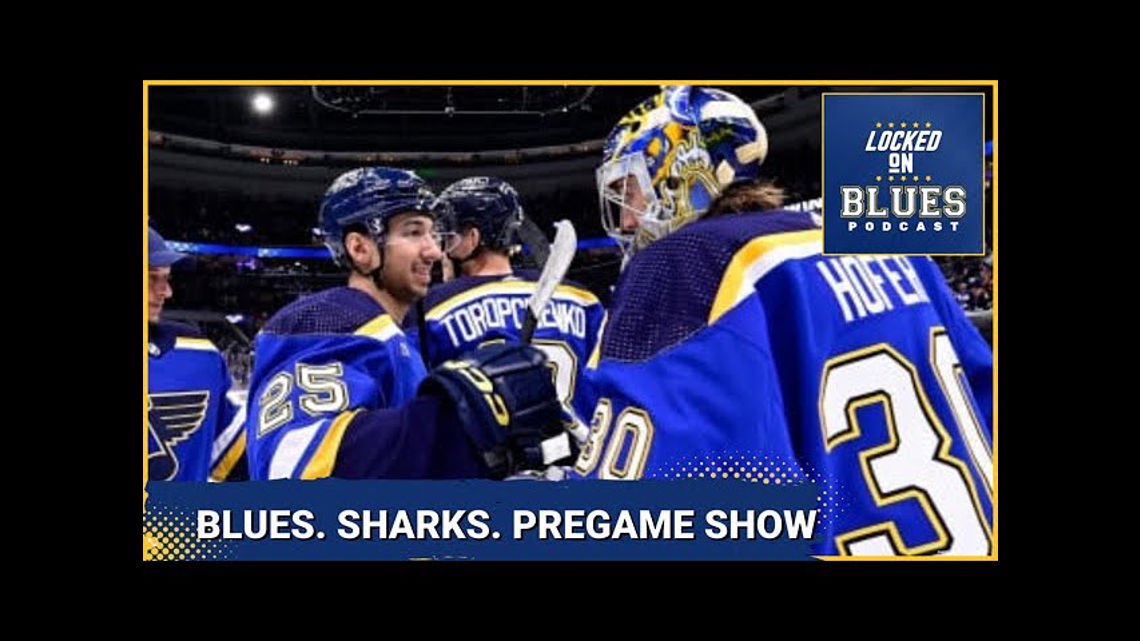 The St. Louis Blues @ San Jose Sharks Pregame Show + Debut For Macklin ...