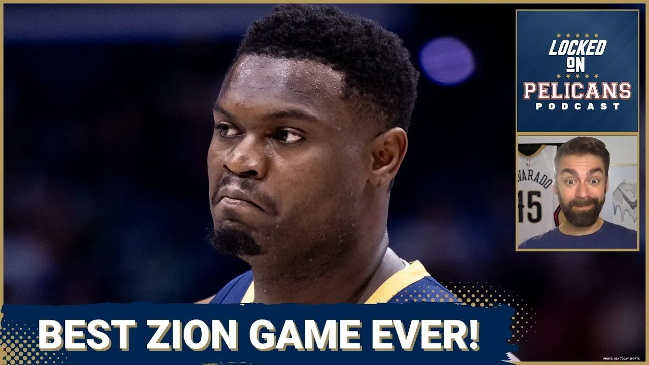 Zion Williamson just played the best game of his career in the biggest game of the season for the New Orleans Pelicans.