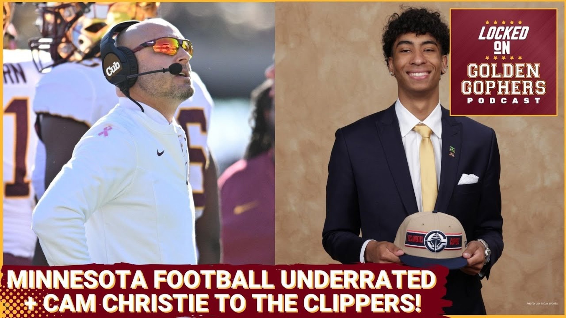 Gophers Football Constantly Underrated + Cam Christie Drafted by the