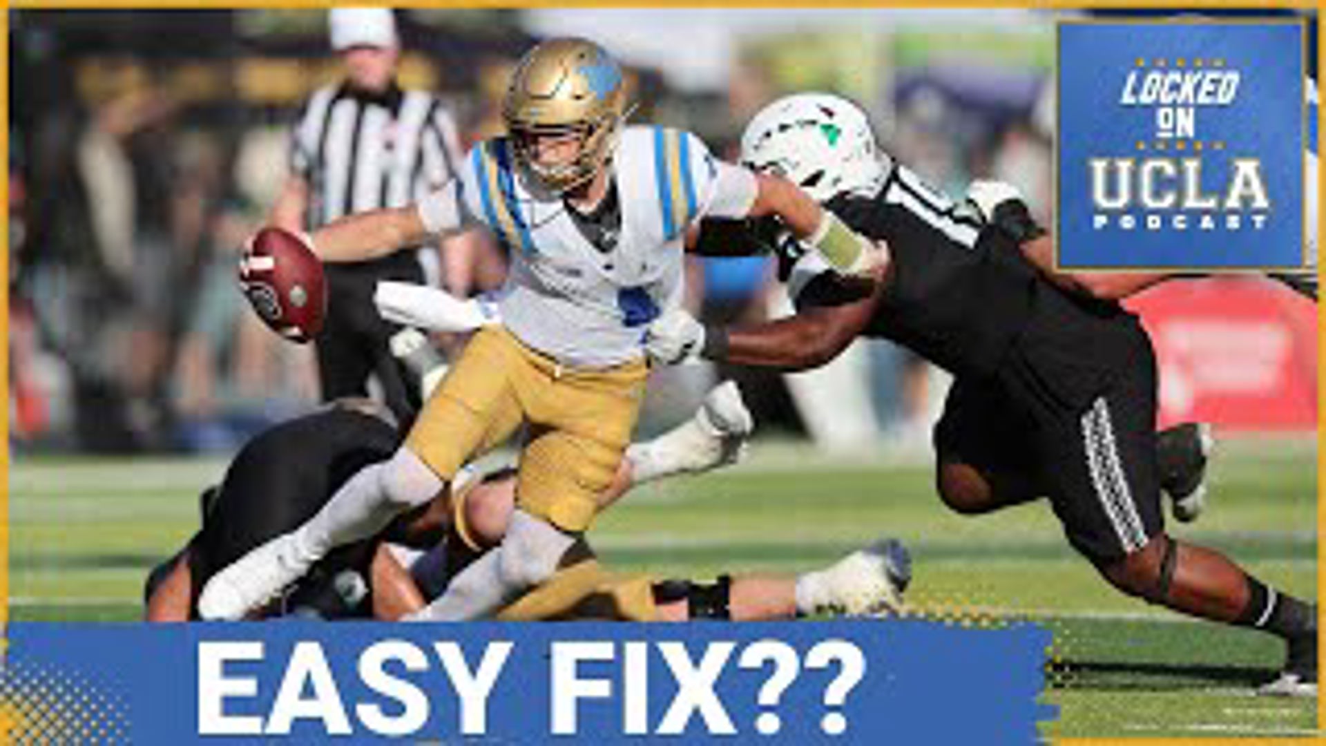 In this episode of Locked on UCLA, host Zach Anderson-Yoxsimer delves into the UCLA Bruins' struggles with their run game following a lackluster season opener.