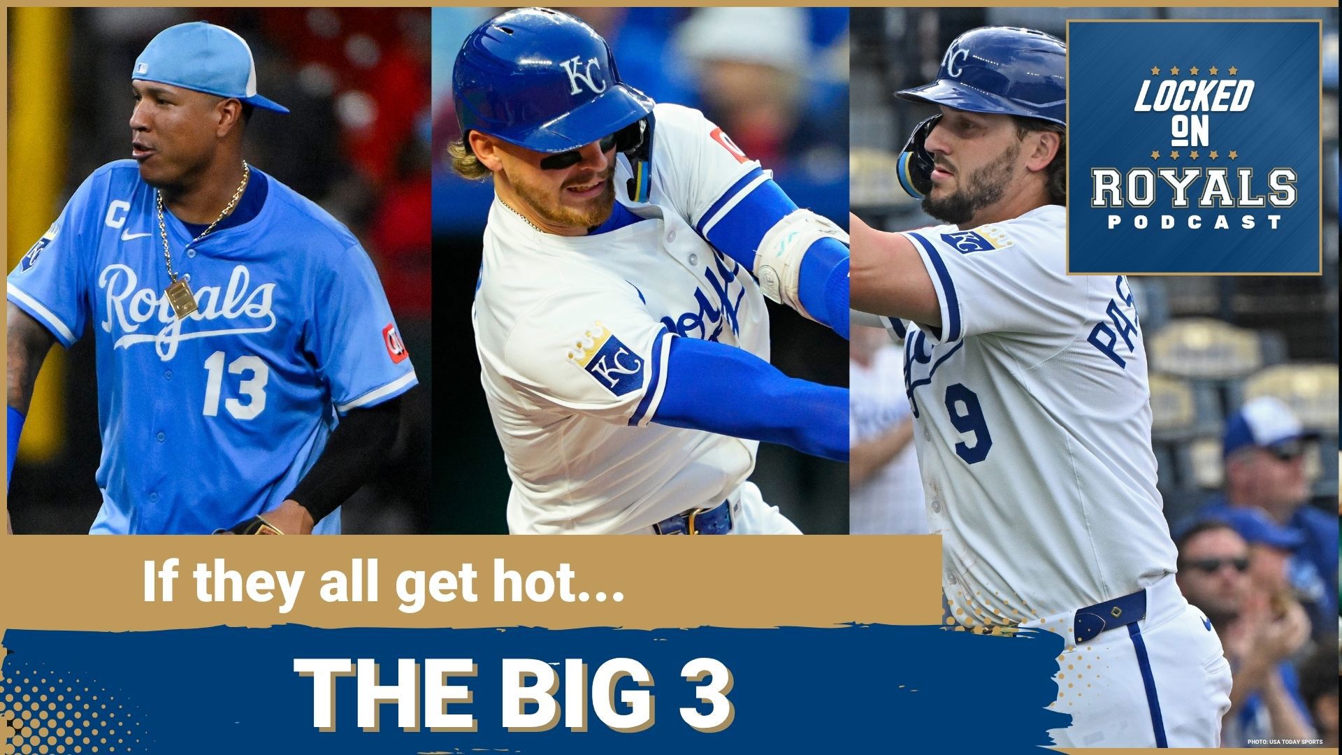 We discuss the importance of the Royals getting Bobby Witt Jr, Vinnie Pasquantino, and Salvador Perez hot at the same time.