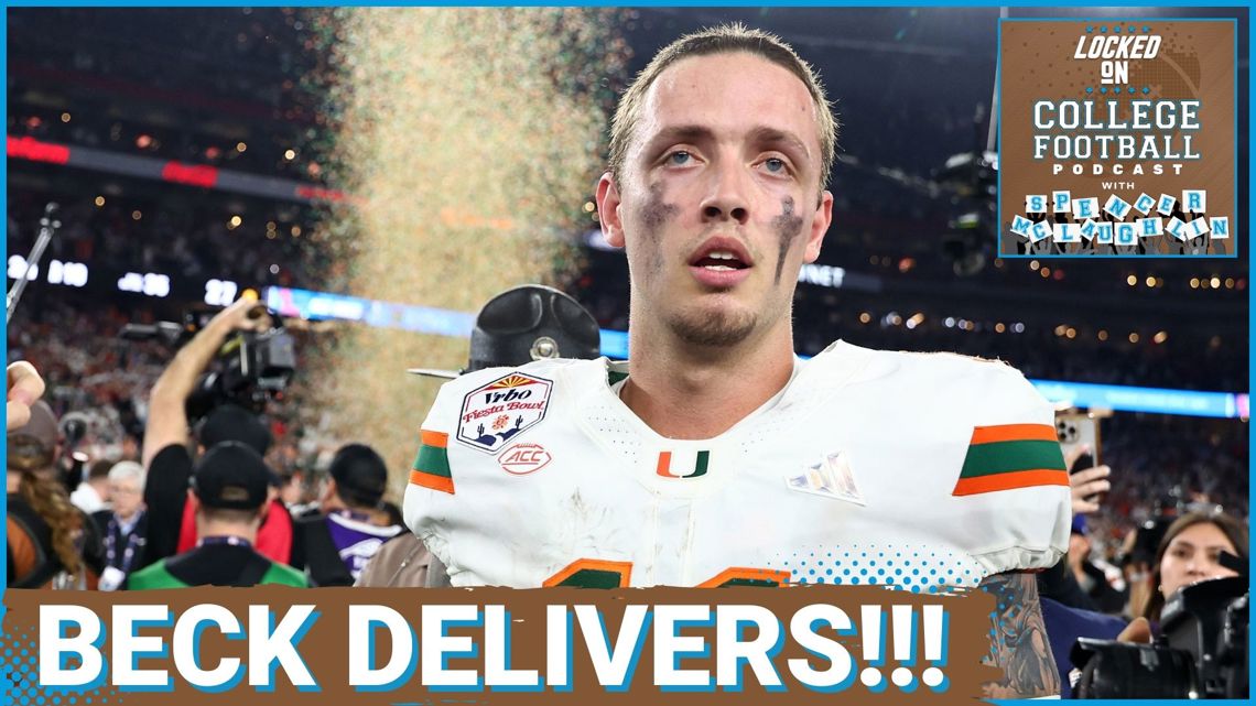 REACTION: Miami PREVAILS in THRILLER vs Ole Miss in Fiesta Bowl, Carson Beck Delivers Clutch Drive