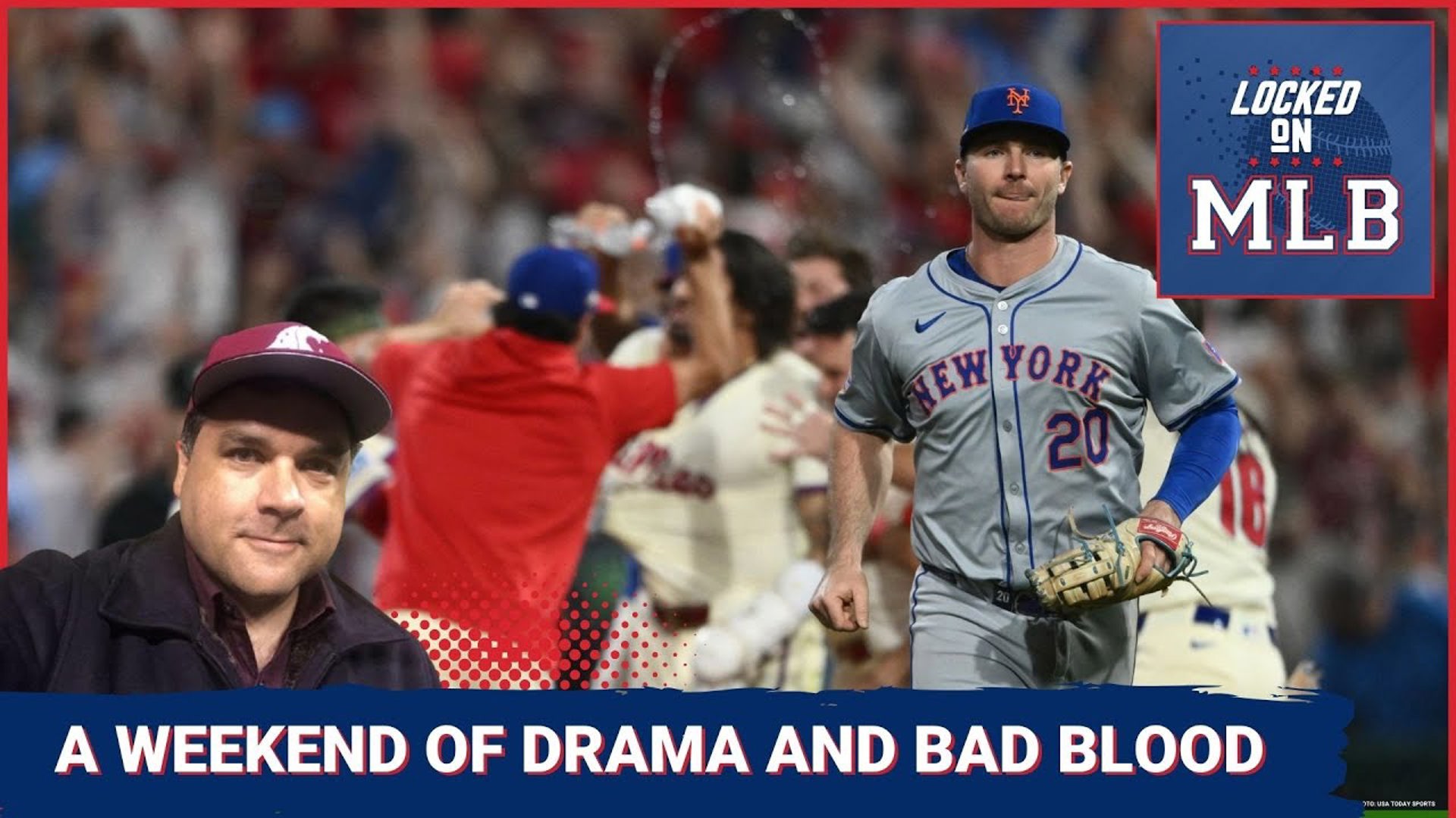 The Mets and Phillies played two classics. The Yankees walked to a win over the Royals. The Tigers were clobbered by Cleveland.