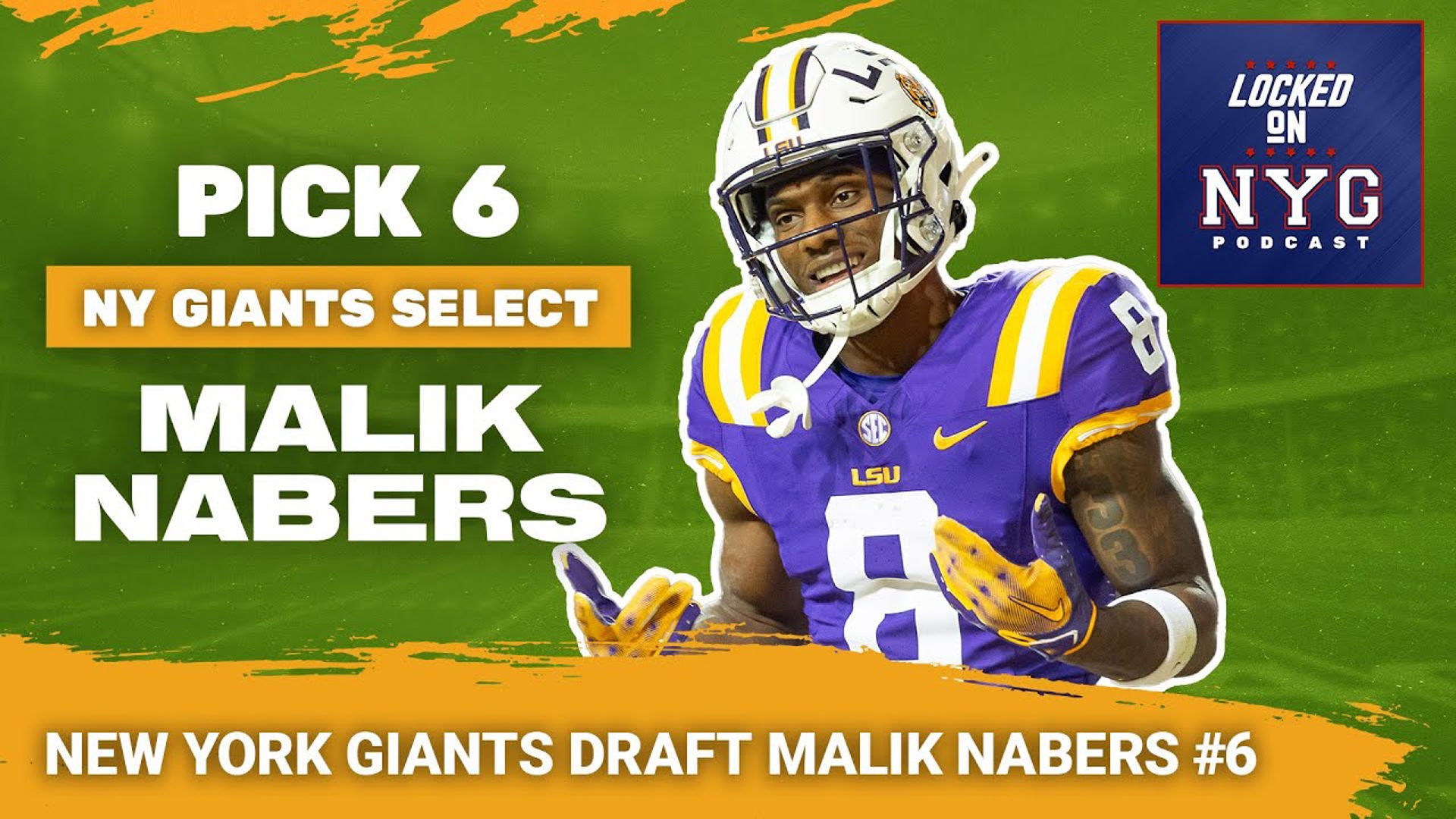 New York Giants Pick Malik Nabers 2024 NFL Draft Coverage
