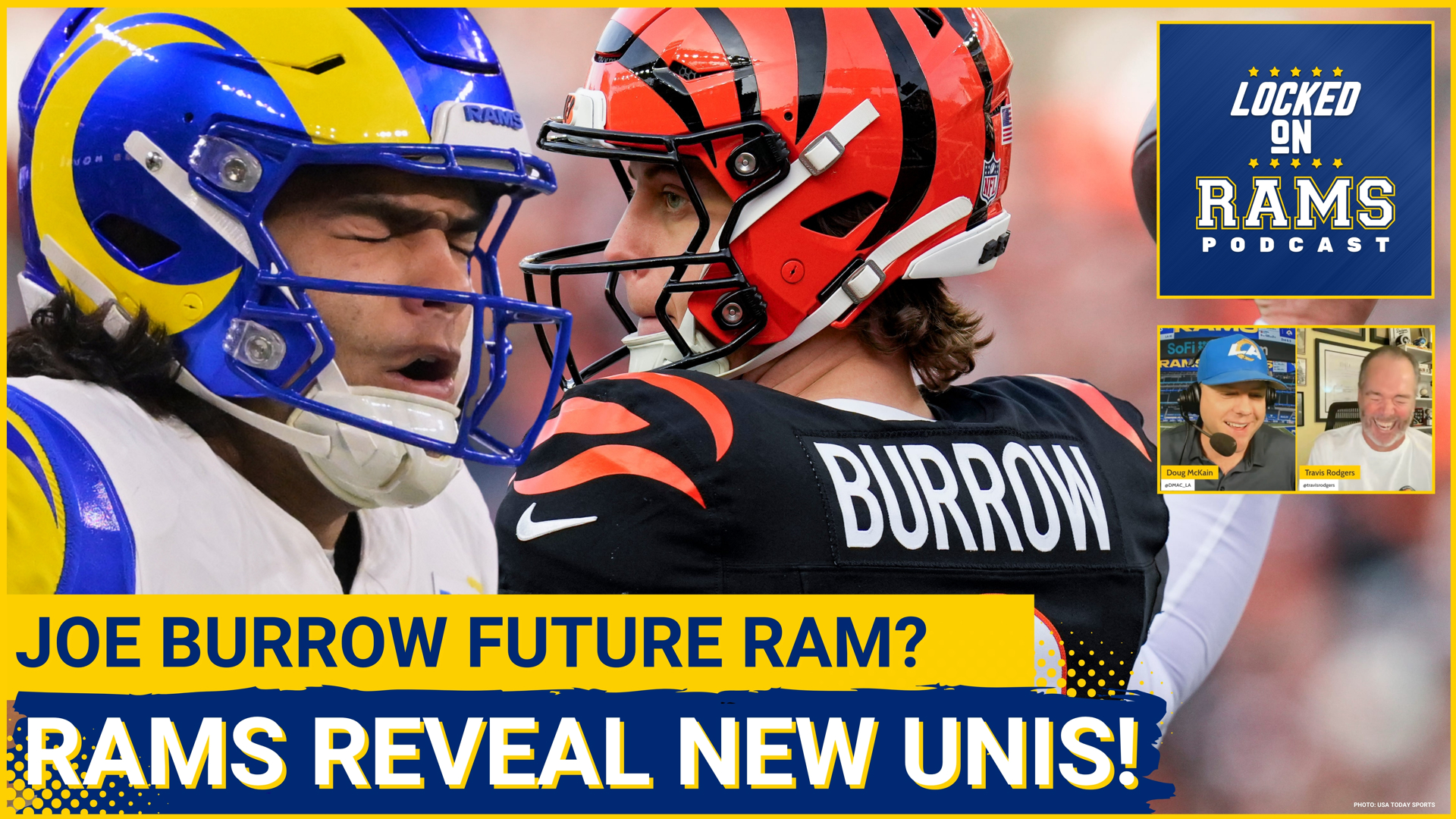 BIG NEWS: Rams Reveal New Uniforms & Logos! 7 Key Differences, Reaction ...