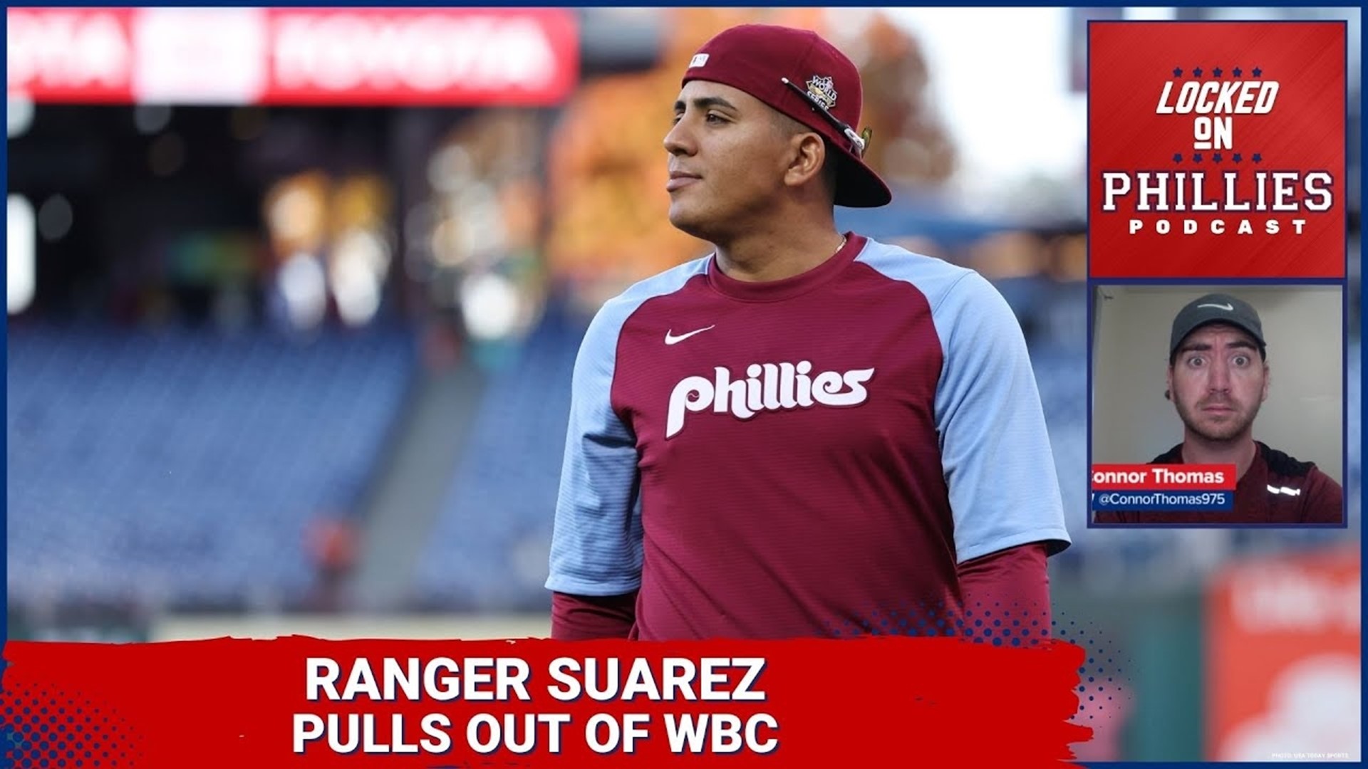 In today's episode, Philadelphia Phillies' starting pitcher Ranger Suarez has returned to Spring Training from the World Baseball Classic.