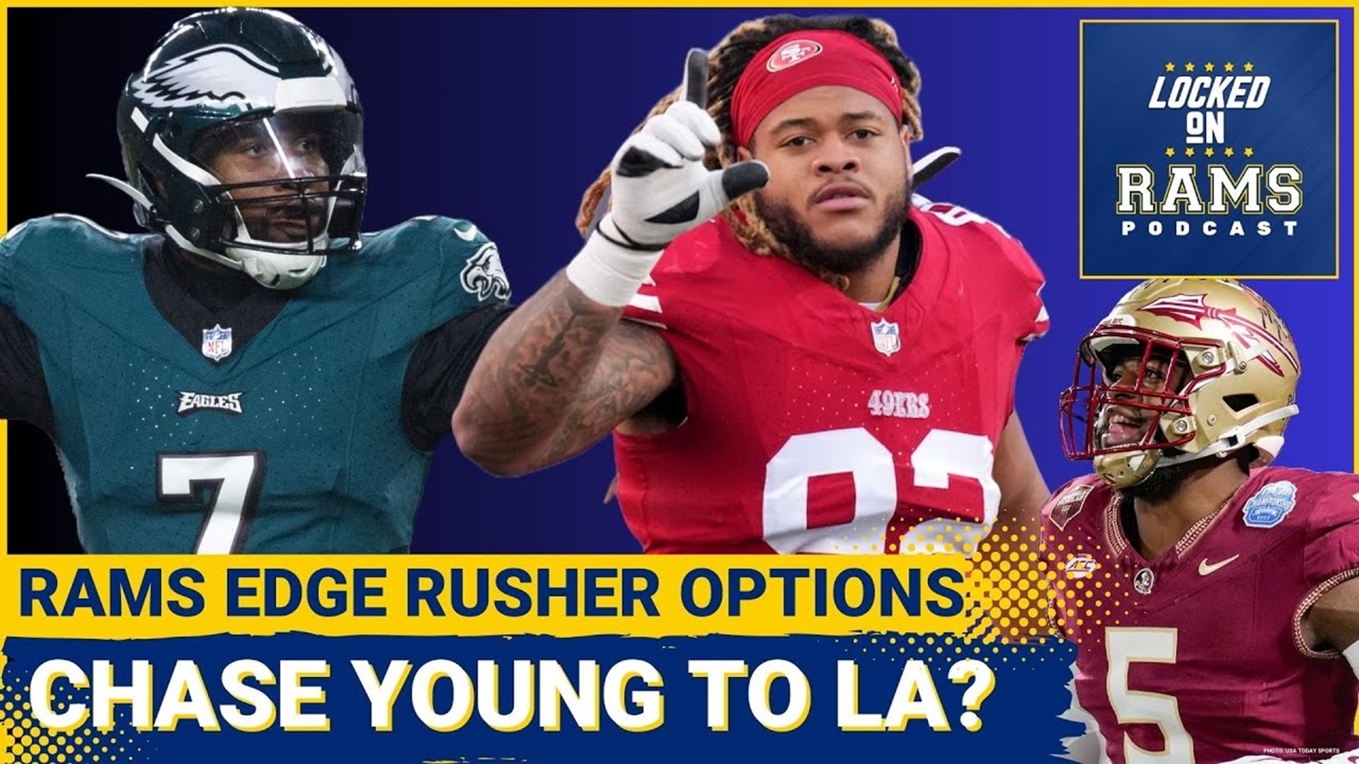 Rams Need An Edge Rusher! Trade For Haason Reddick, Sign Chase Young ...