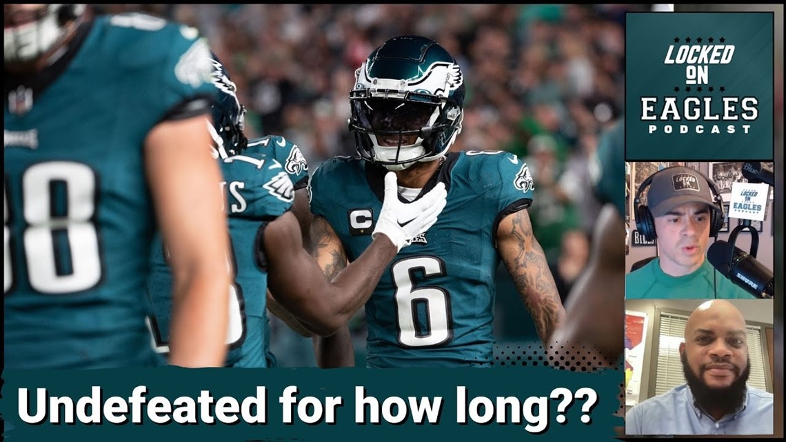 Philadelphia Eagles UNDEFEATEDBut For How Long? Can They Match 2022 At  8-0?, Locked On Eagles