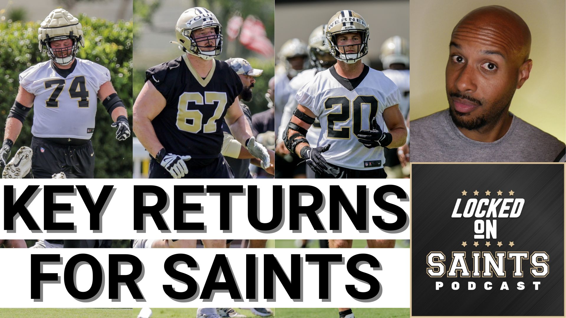 New Orleans Saints James Hurst, Pete Werner, and other key players return Monday