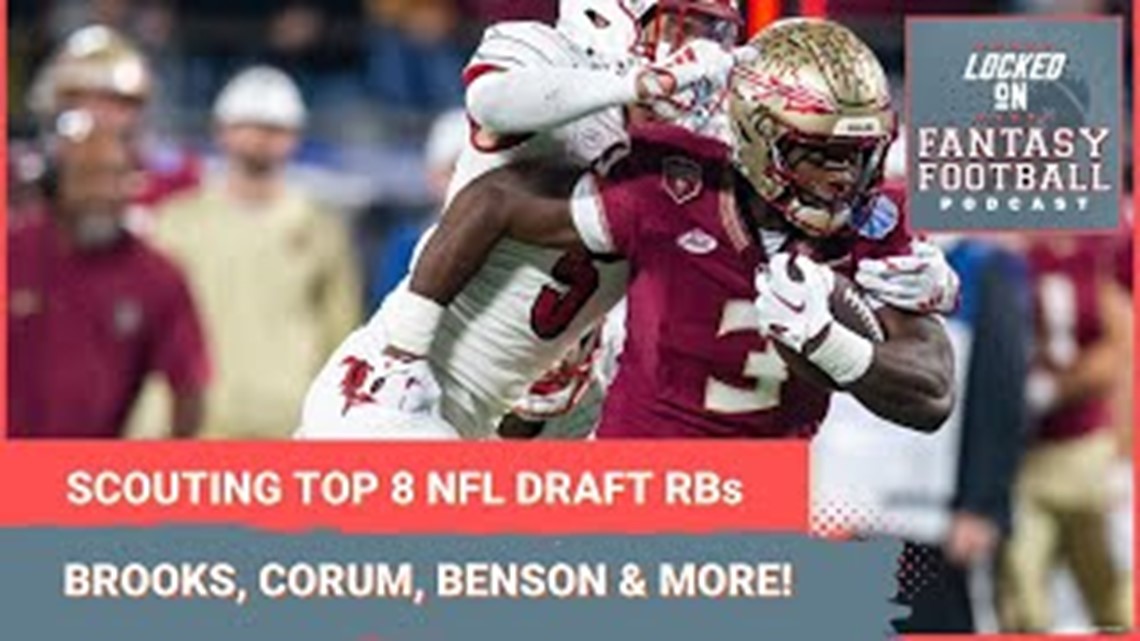Fantasy football rookie RB Scouting Jonathon Brooks, Blake Corum, Trey Benson, Jaylen Wright