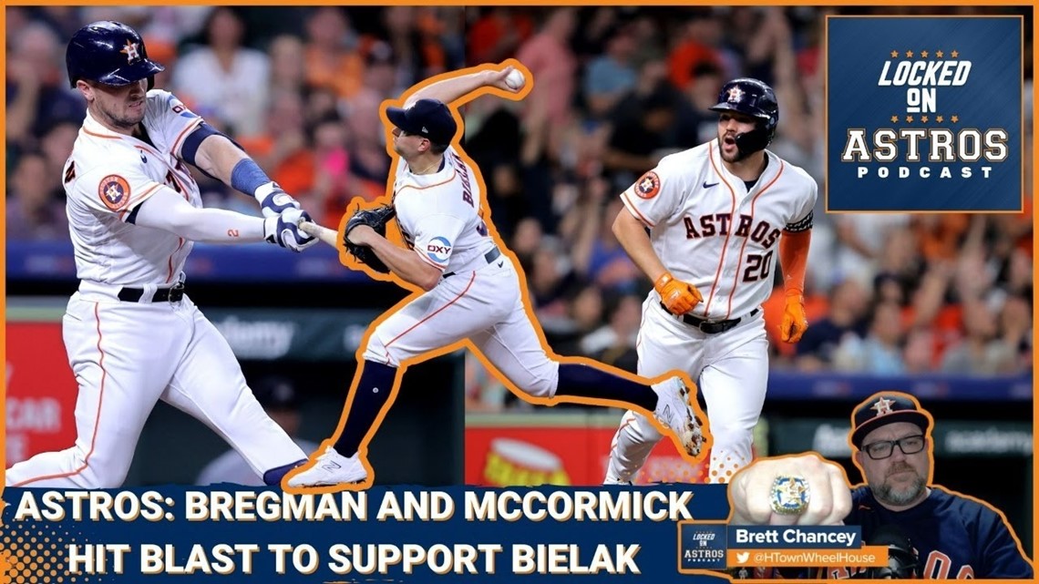 Astros: Bregman and McCormick Blast Astros To Win, Support Bielak