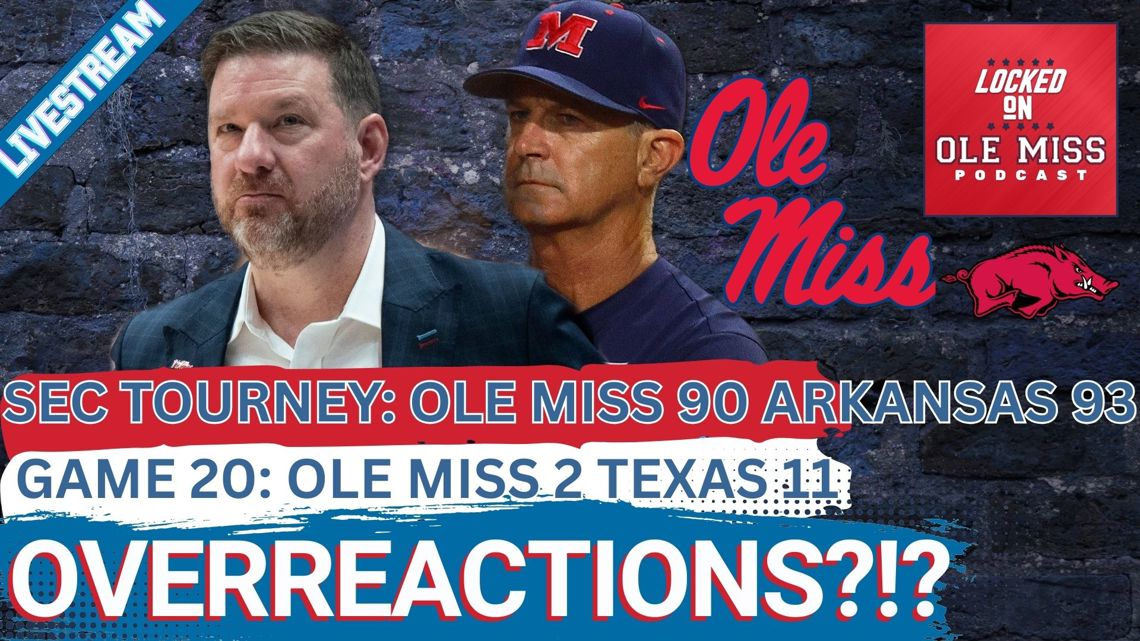 REACTION: Ole Miss Hoops Falls 93-90 in OT vs Arkansas | Texas Evens Baseball Series