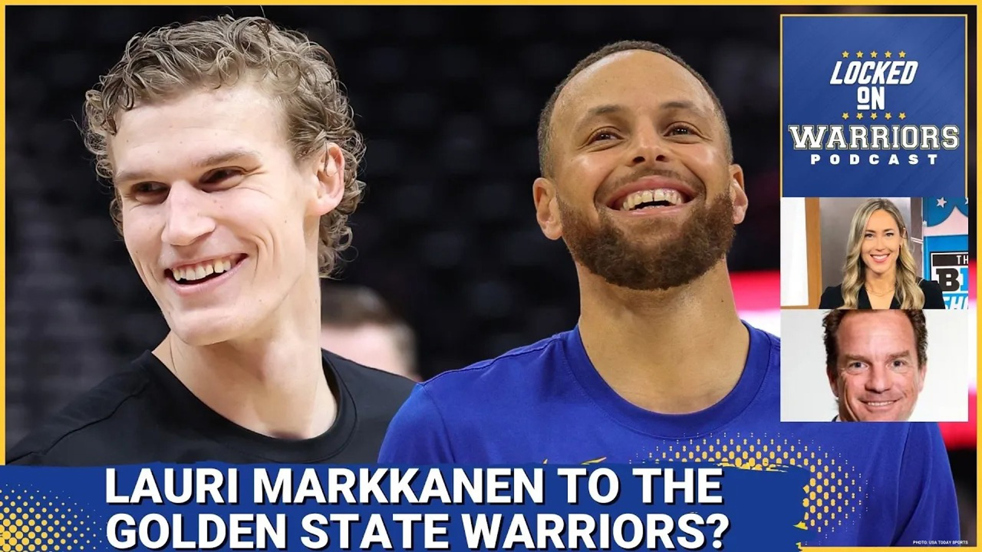 The Golden State Warriors are reportedly aggressively pursuing a trade for Utah Jazz Forward Lauri Markkanen.