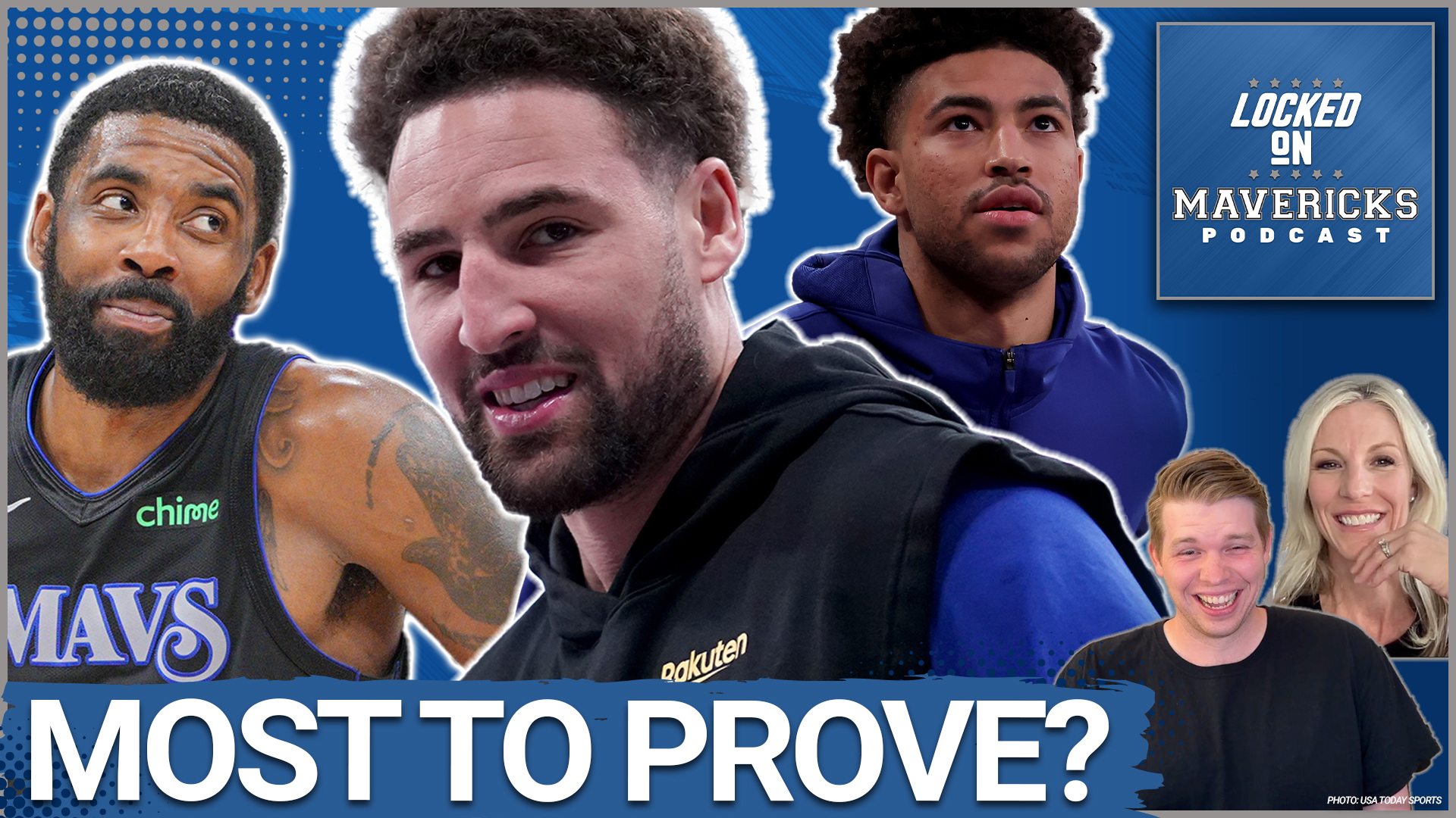 Nick Angstadt and Dana Larson discuss the Dallas Mavericks with the most to prove next season including Klay Thompson, Kyrie Irving, Quentin Grimes, and more Mavs.