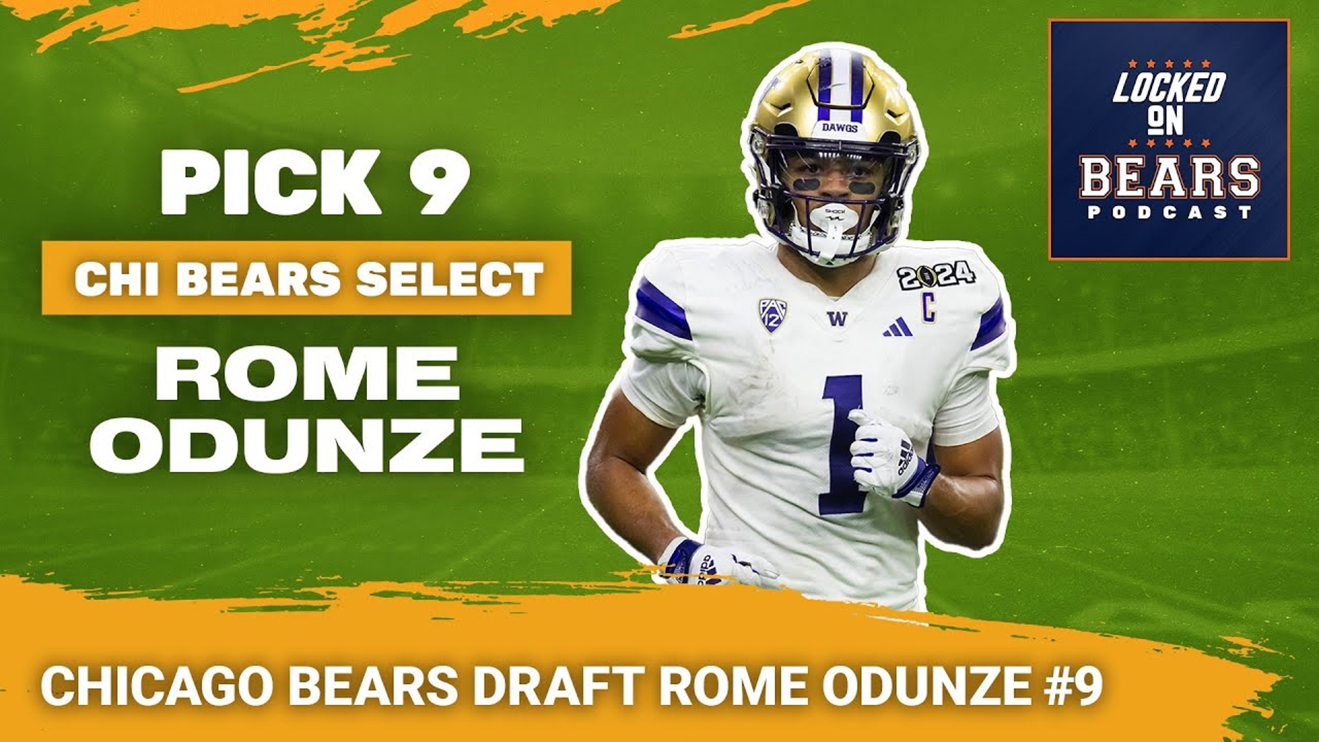 Chicago Bears Pick Rome Odunze 2024 NFL Draft Coverage