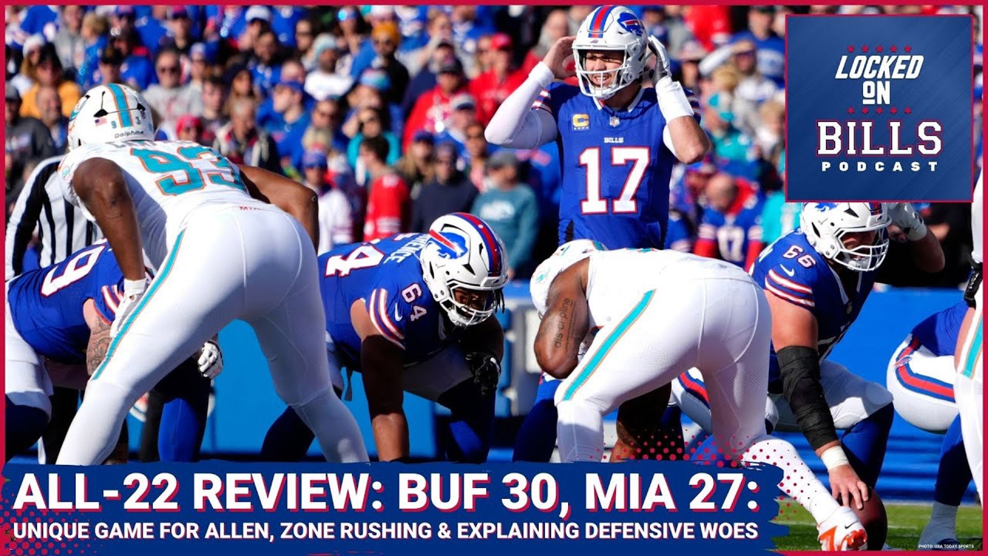 All-22 Review: Unique game for Josh Allen, explaining defensive woes in Bills 30-27 win vs Dolphins