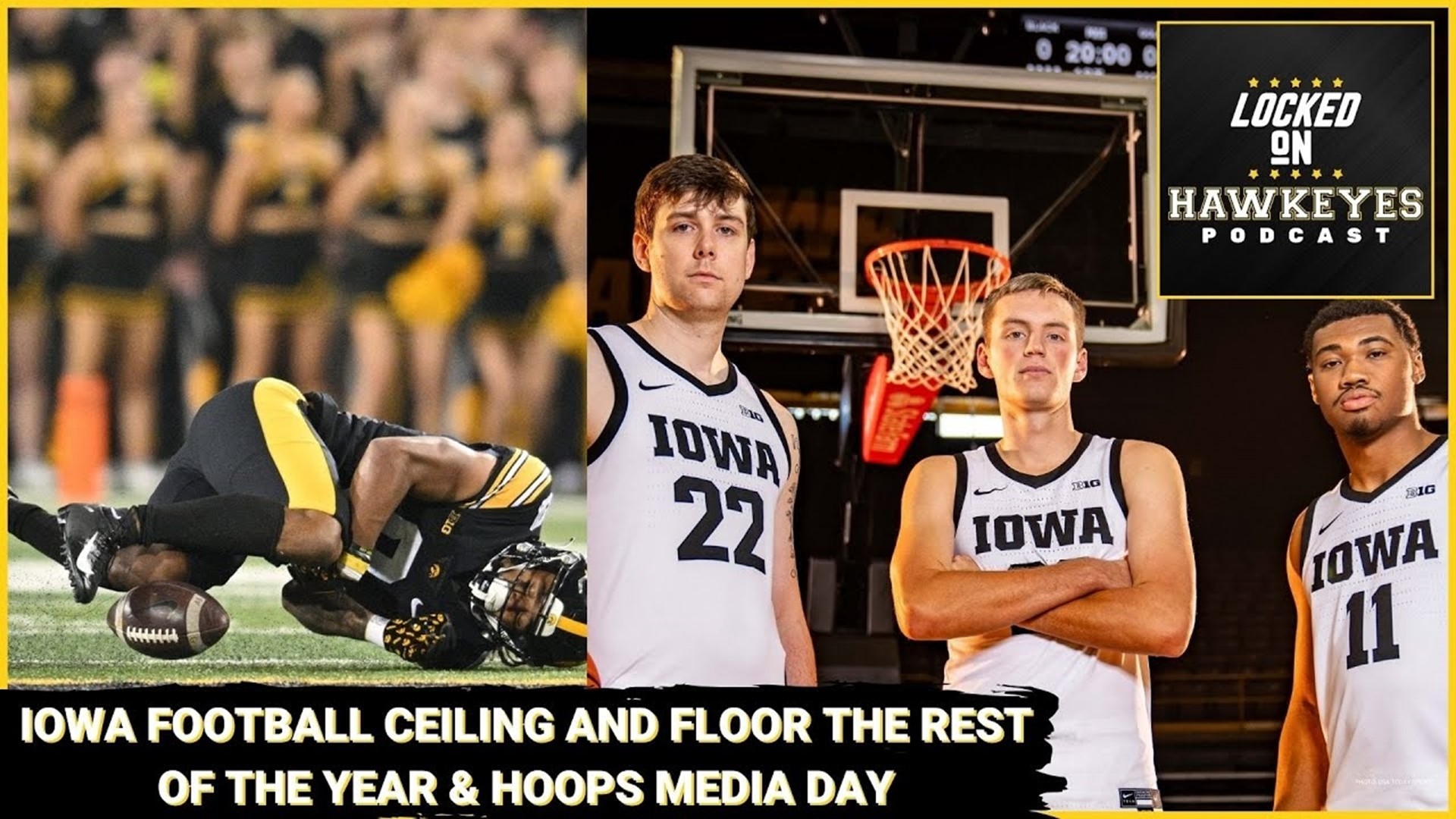 Iowa Football: What's the ceiling & floor with the Cade McNamara injury & Hoops media day