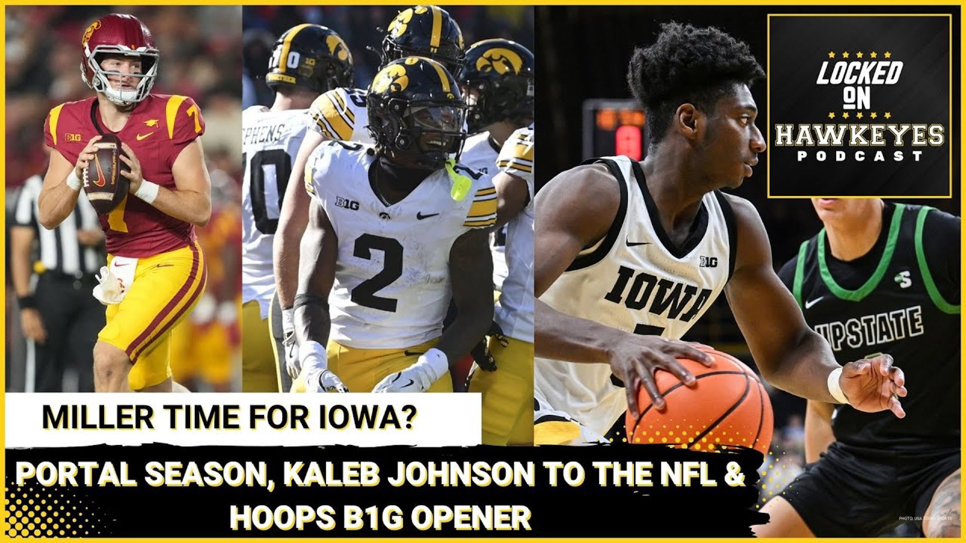 Iowa Hawkeyes' quarterback hunt: Is Miller Moss the missing piece? Portal shopping, Hoops B1G Opener